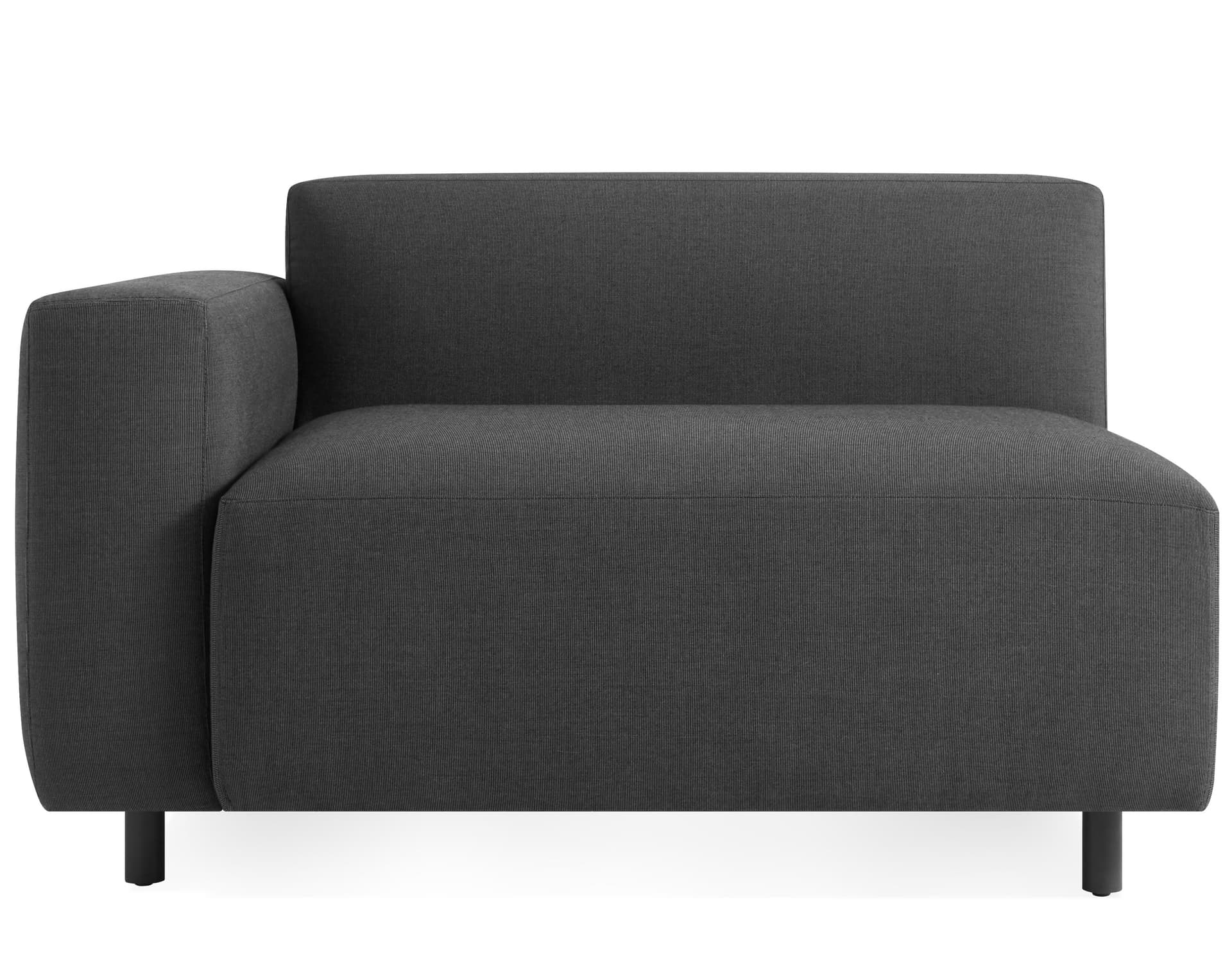 9 yard outdoor single arm lounge chair / left arm
