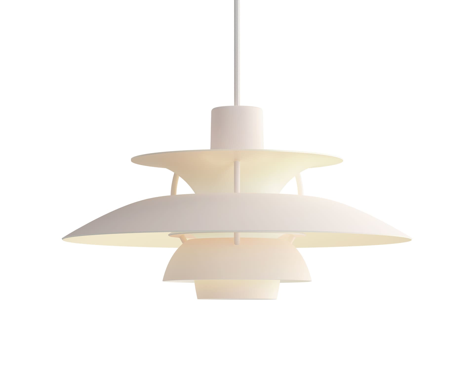 ph5 mini pendant lamp / monochrome - pale blush