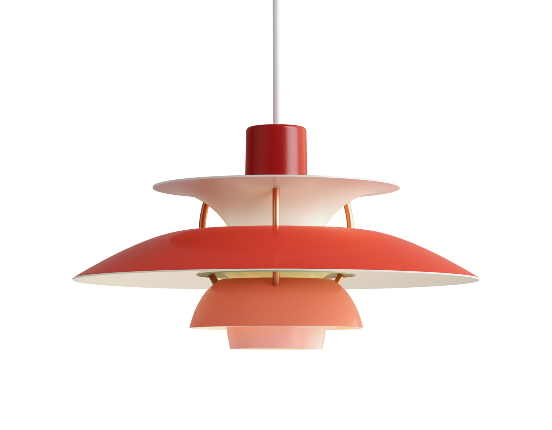 ph5 mini pendant lamp / hues - red