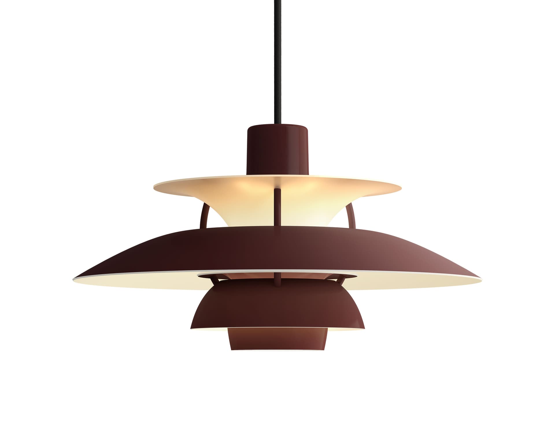 ph5 mini pendant lamp / monochrome - burgundy