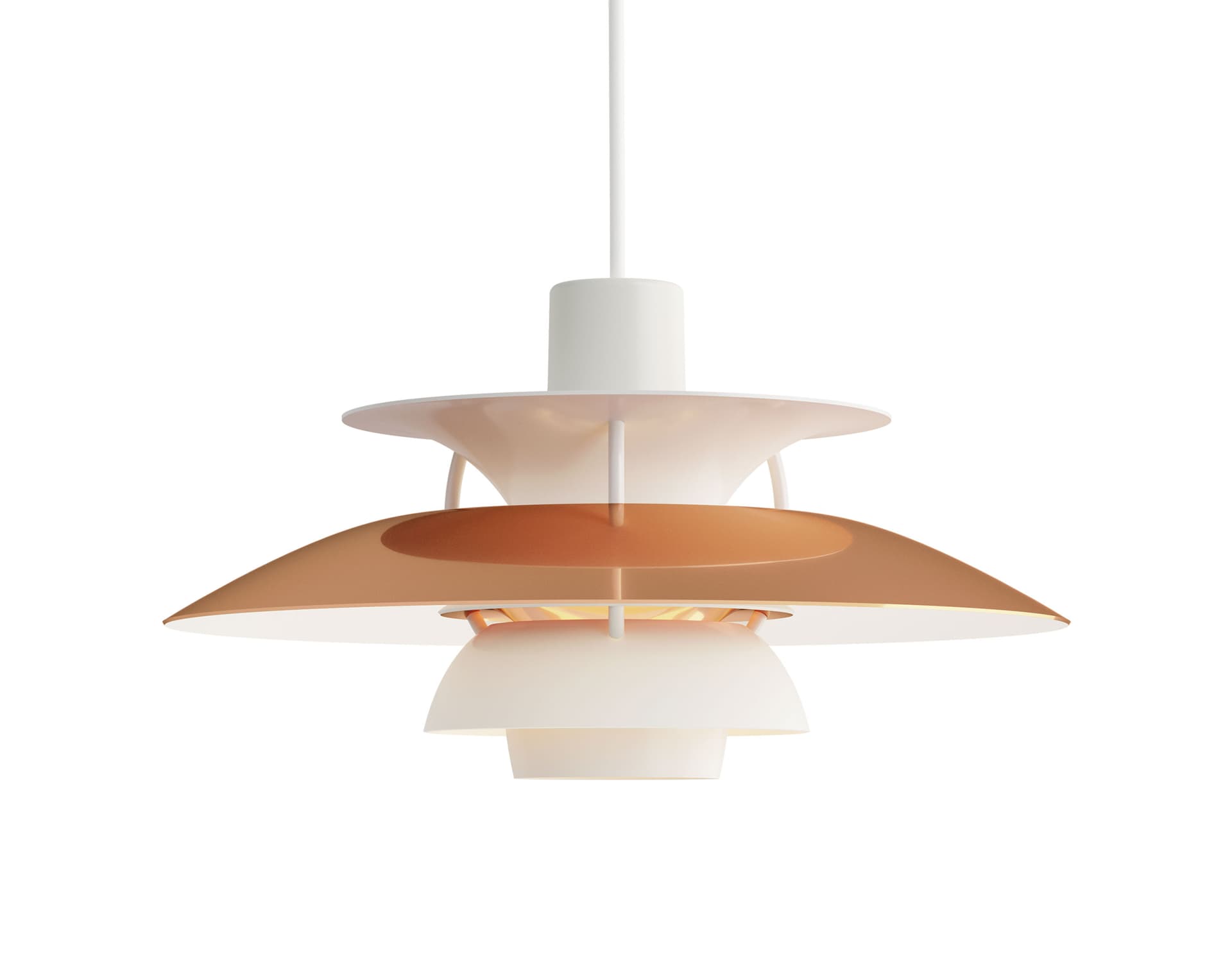 ph5 mini pendant lamp / copper / white