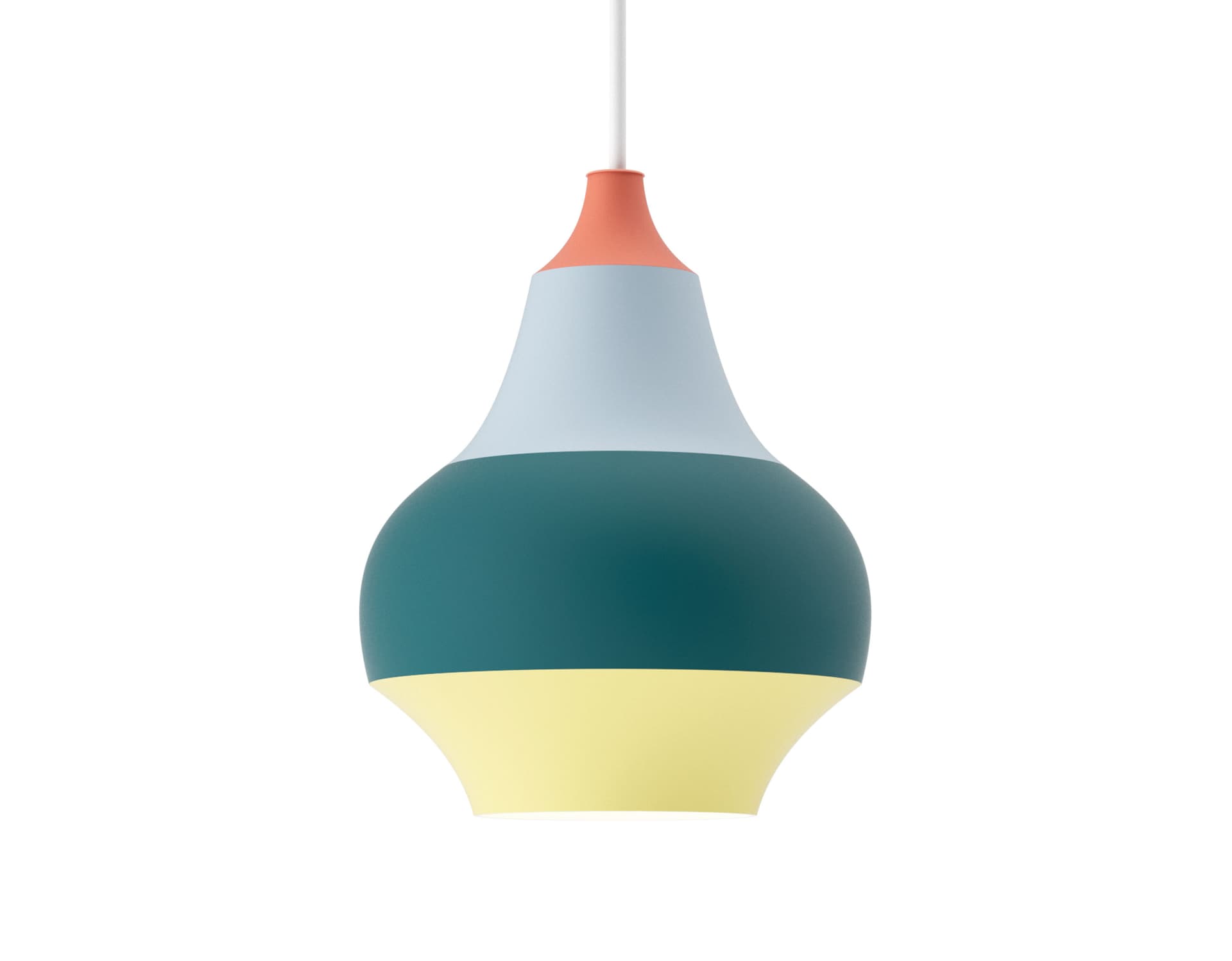 cirque pendant lamp / 150 - 5.9" dia. / red top