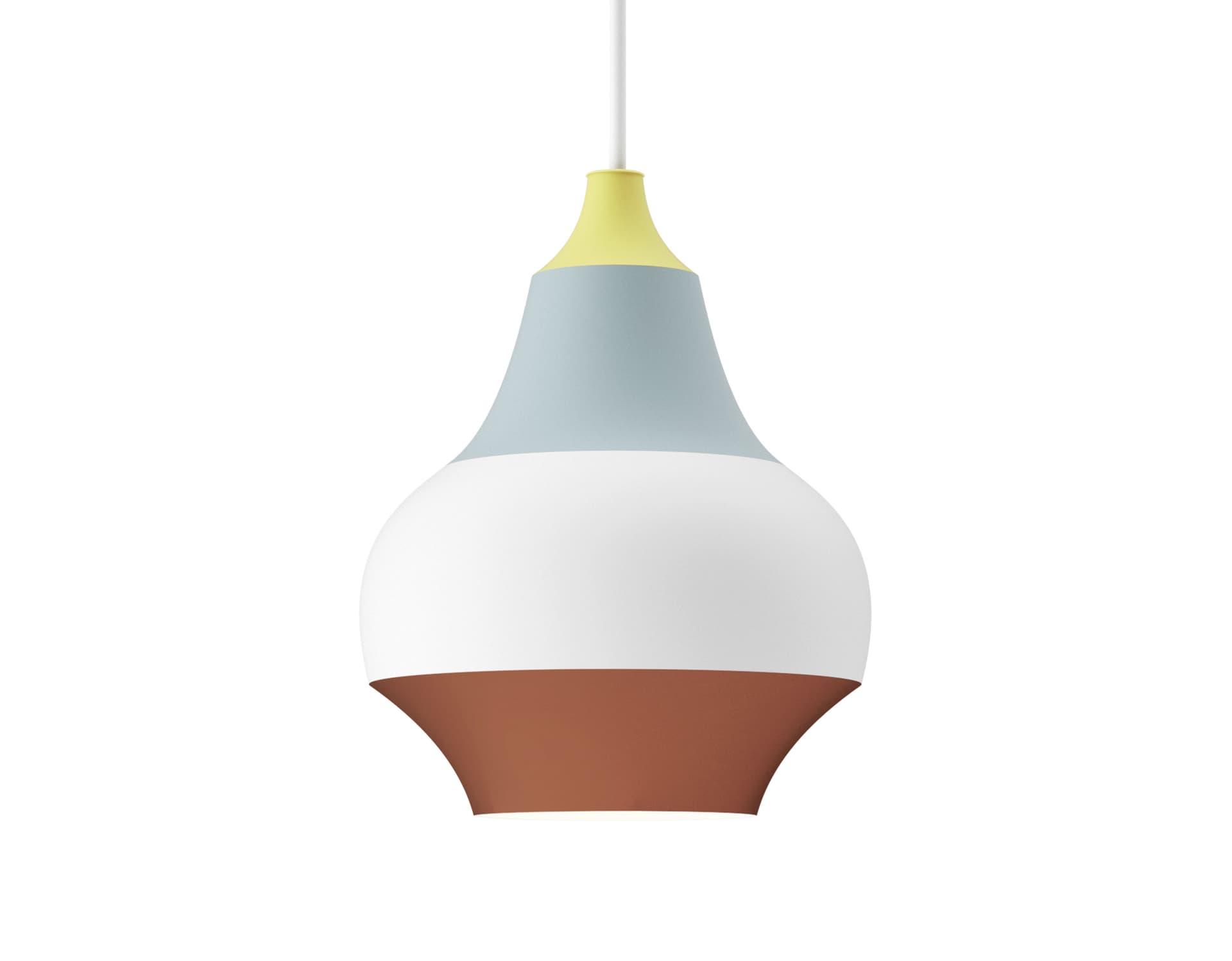 cirque pendant lamp / 150 - 5.9" dia. / yellow top