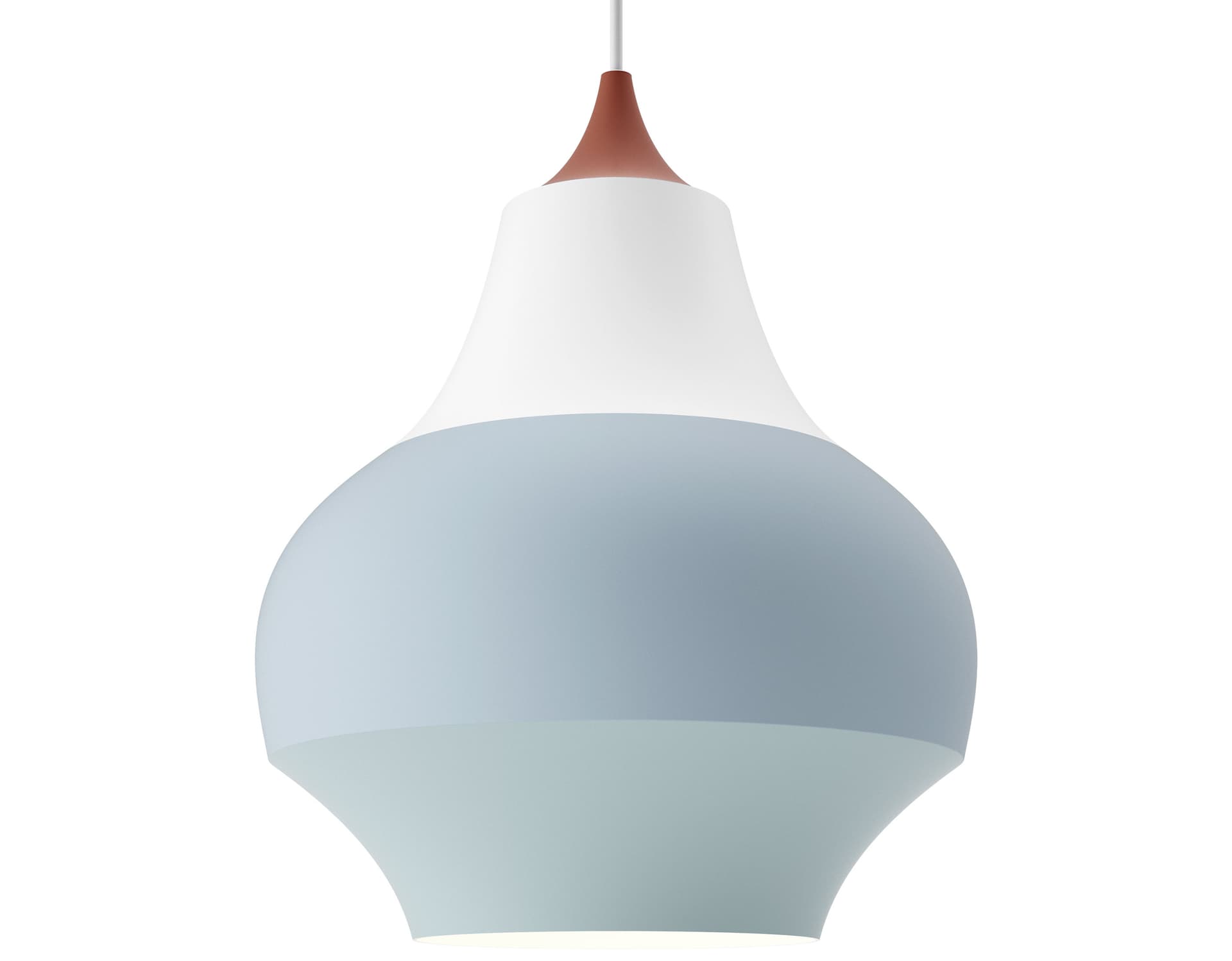 cirque pendant lamp / 380 - 15" dia. / copper top