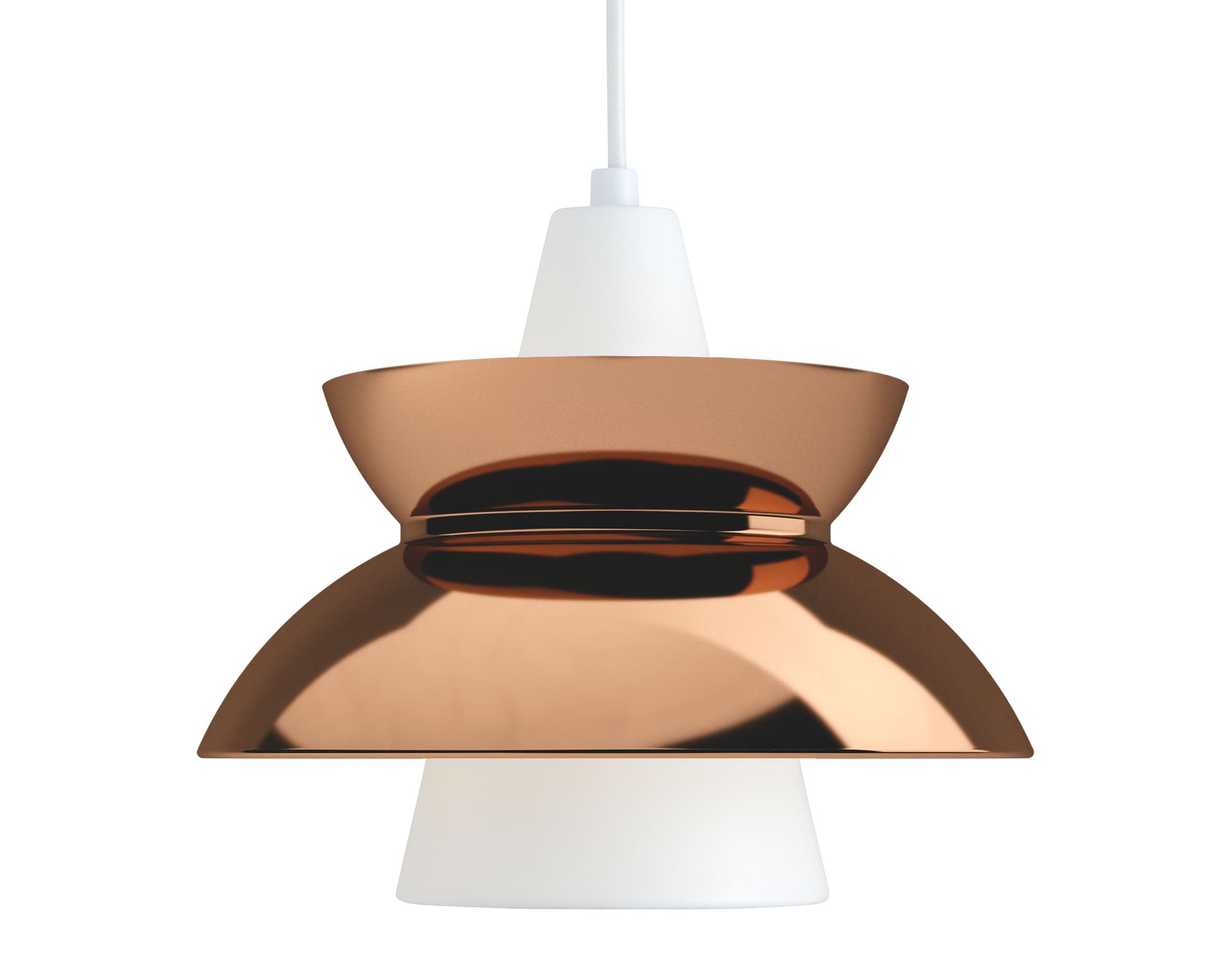 doo-wop suspension lamp / copper