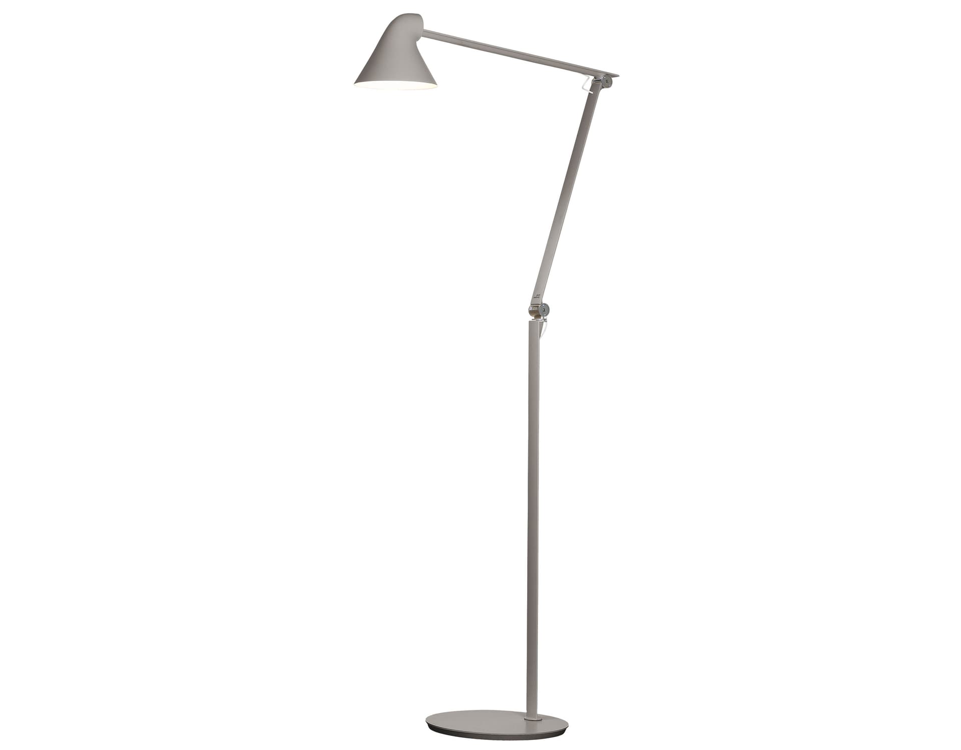 njp floor lamp / 3000K / light aluminum grey