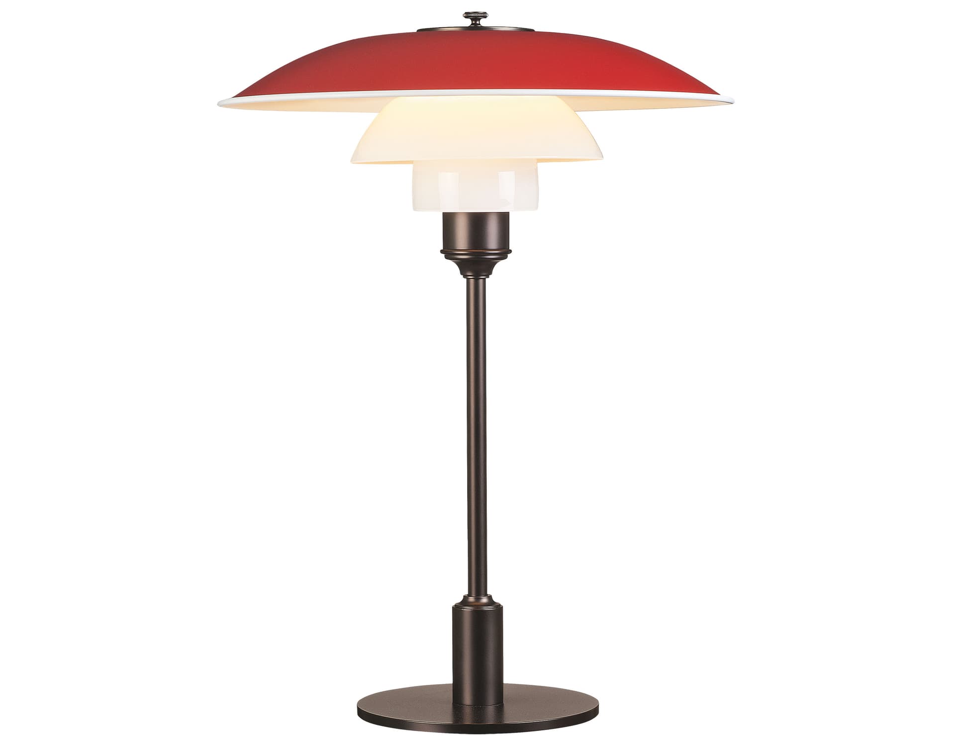 ph 3.5-2.5 color table lamp / red
