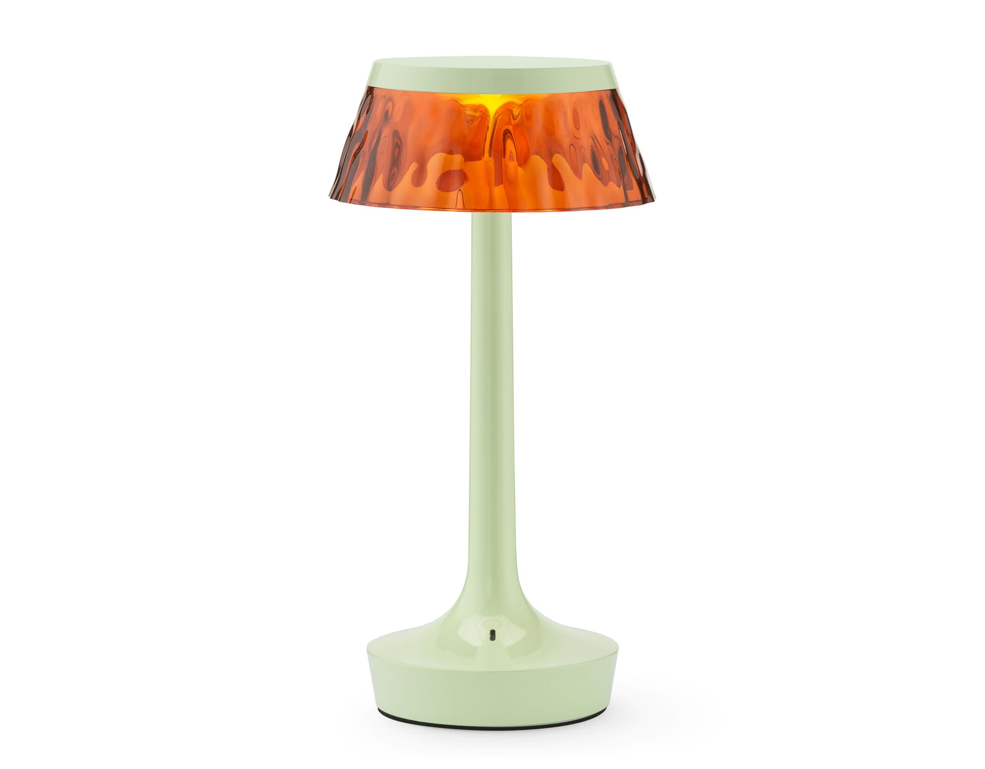bon jour unplugged table lamp / fresh mint / amber