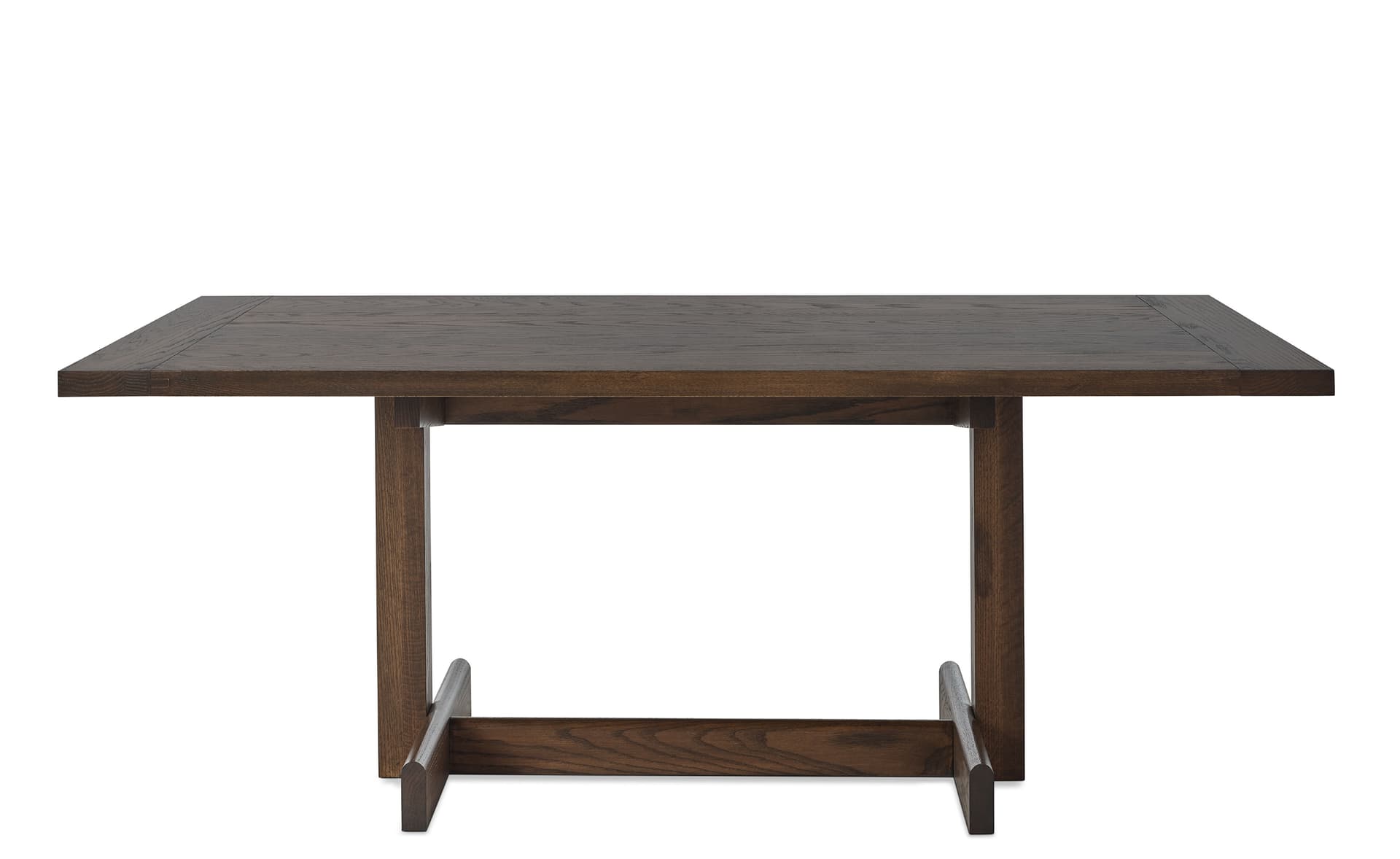 Land Dining Table / 75" length / umber on oak
