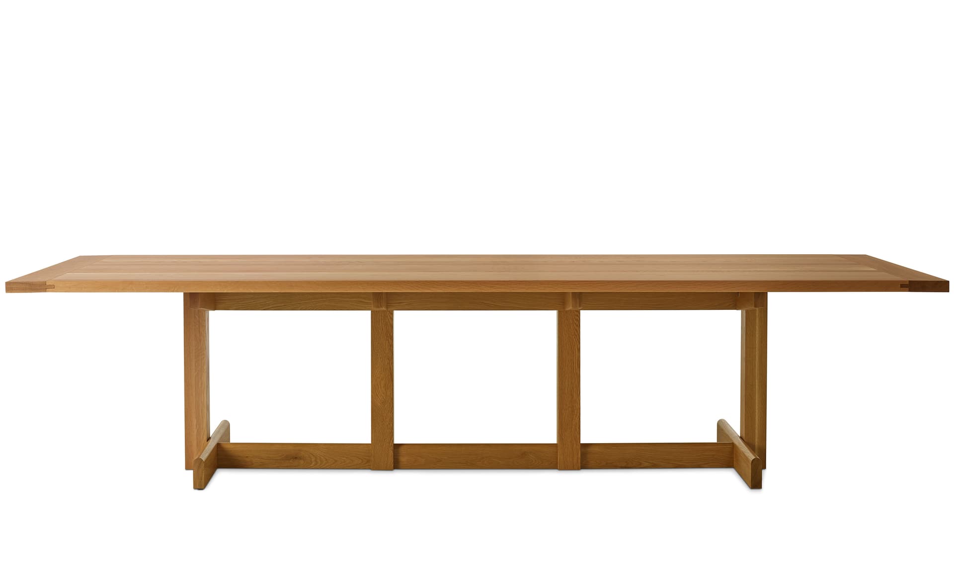 Land Dining Table / 126" length / white oak