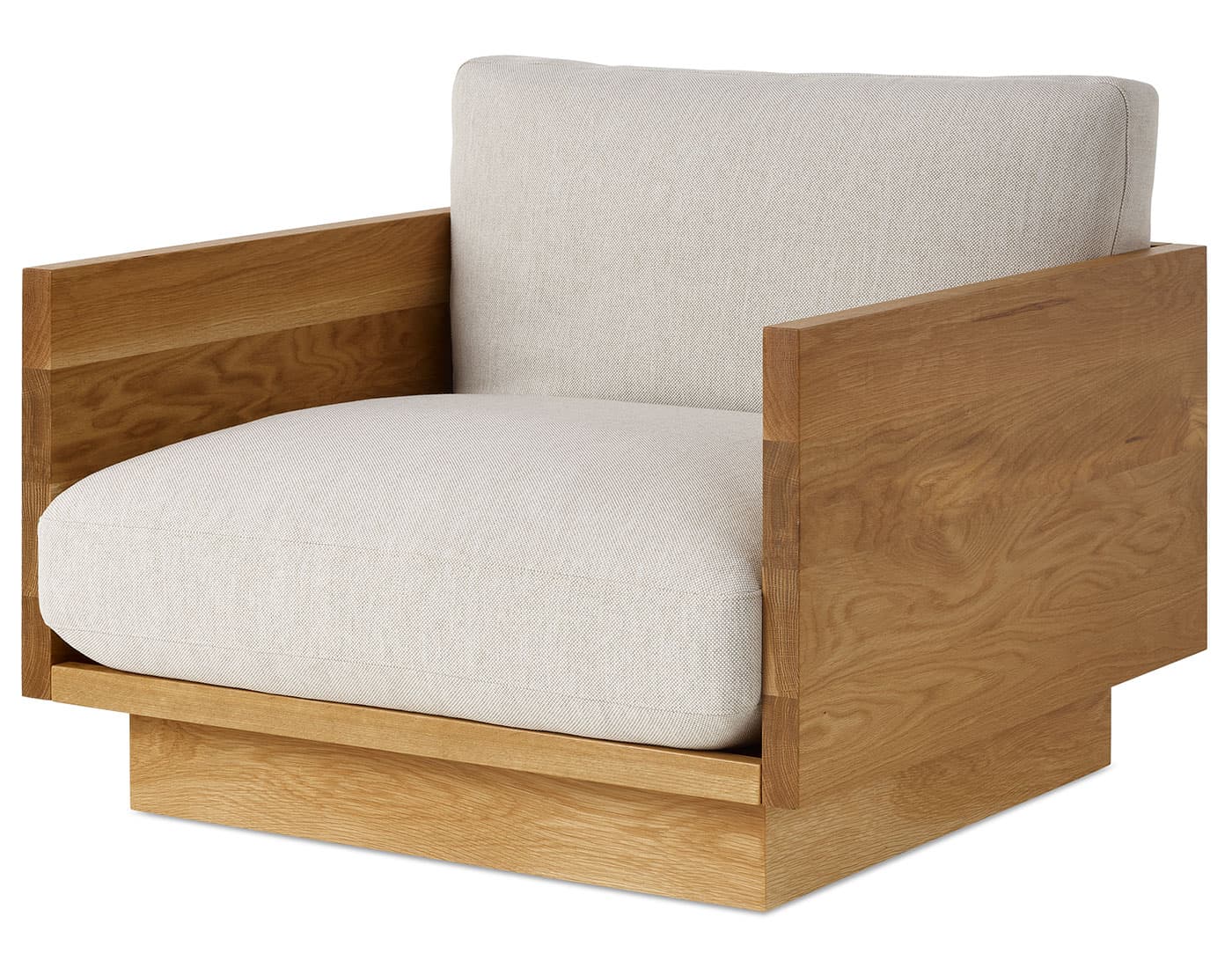 Pawson Drift Lounge / white oak / mode - clavicle / not fire retardant