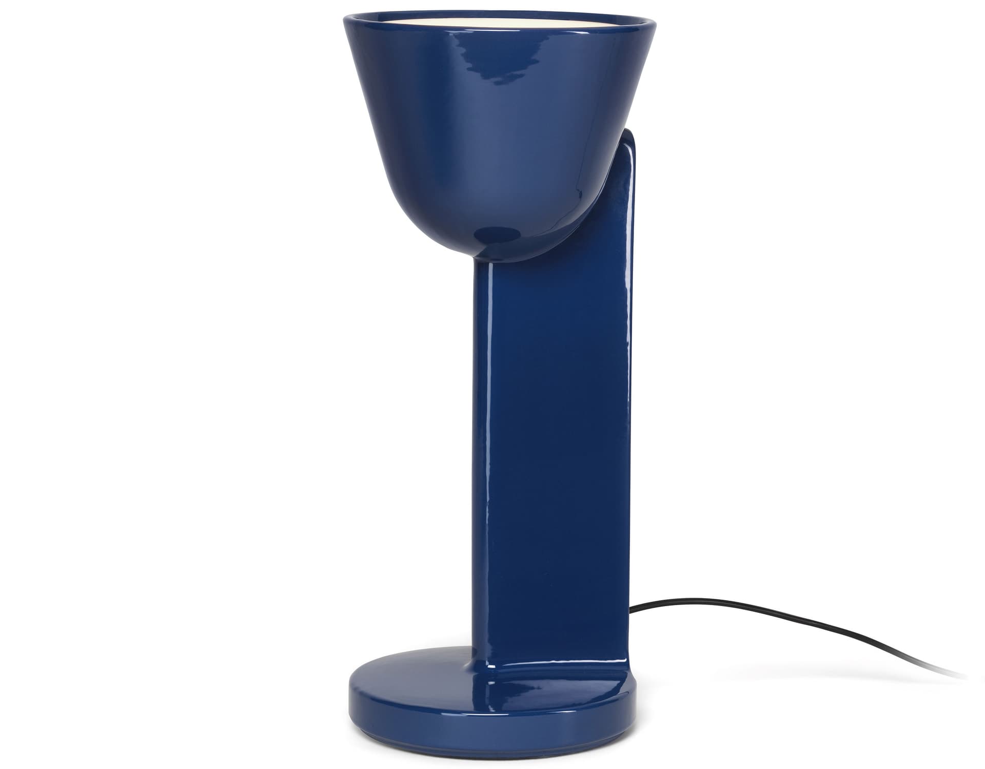 Céramique Table Lamp / up / navy blue