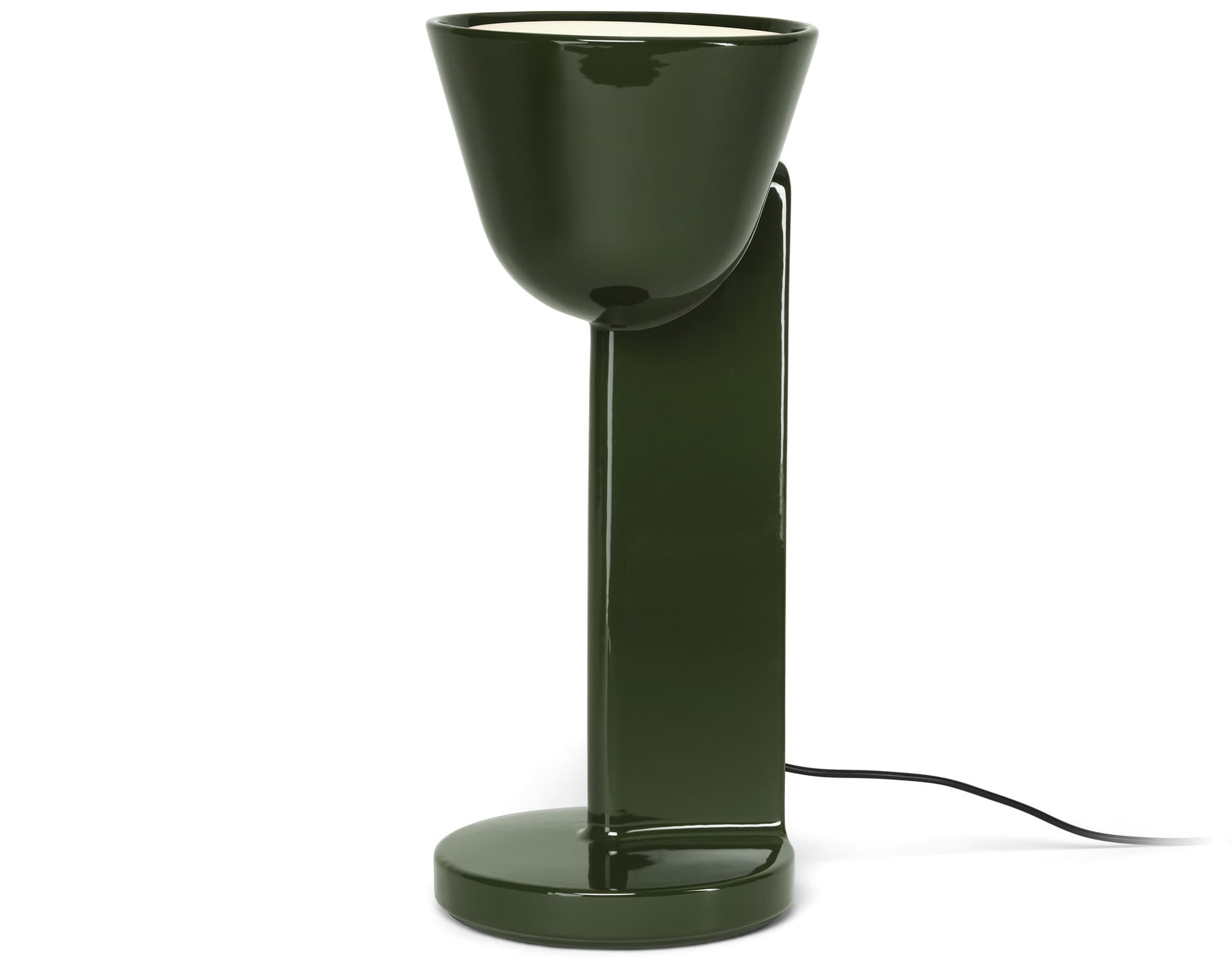 Céramique Table Lamp / up / moss green