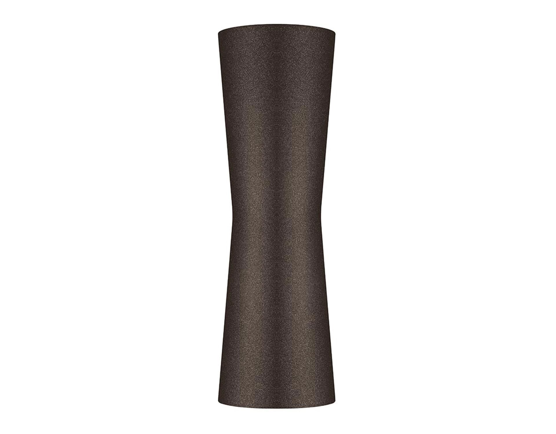 clessidra wall light / 40º up + 40º down / deep brown - outdoor