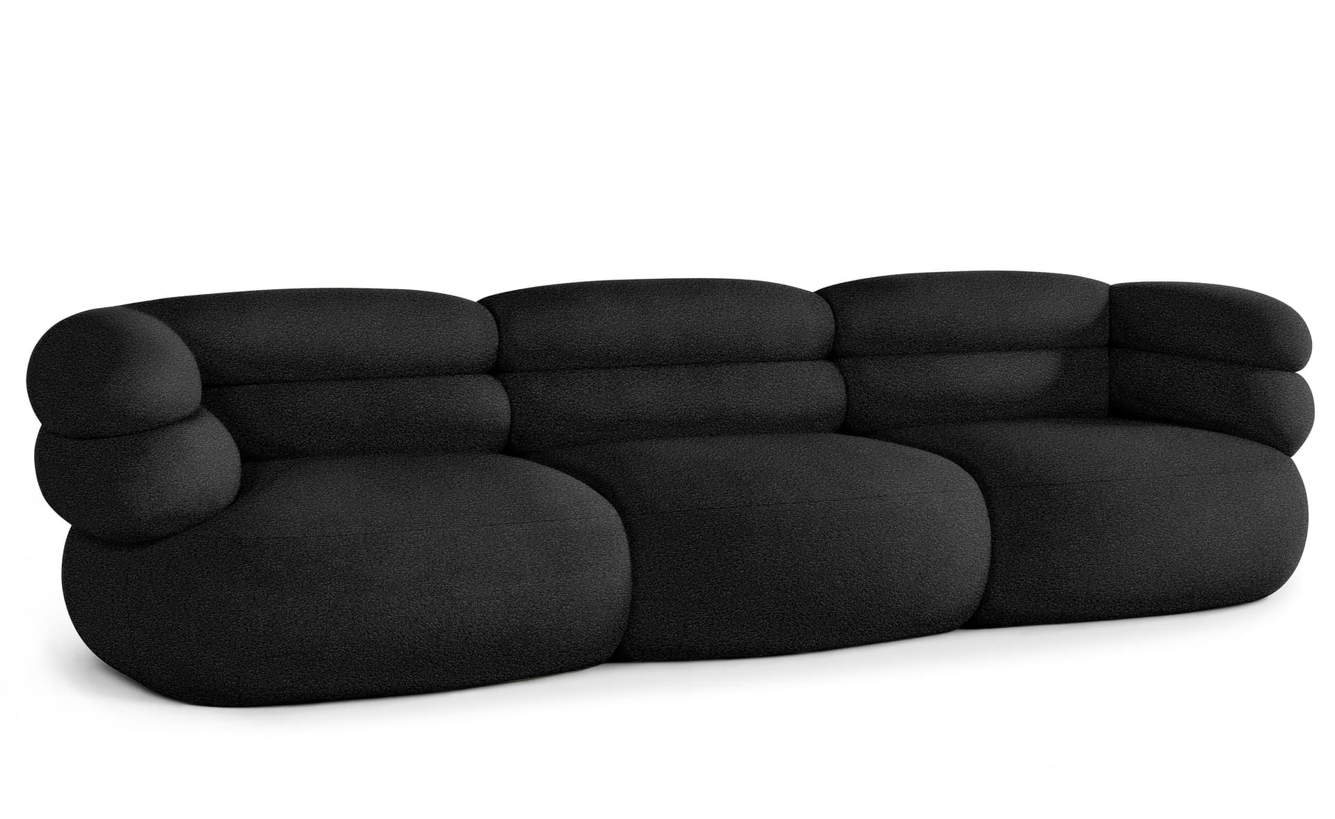 Biboni Sofa Three Seater / melange sublime - phantom