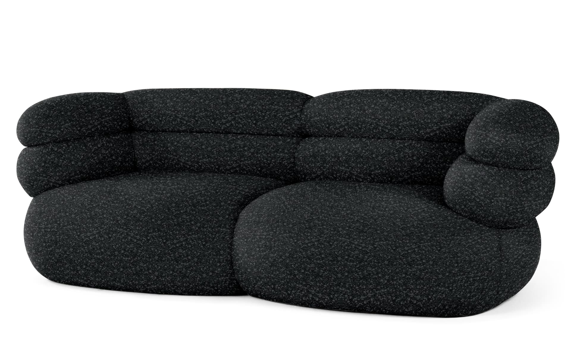 Biboni Sofa Two Seater / melange sublime - phantom