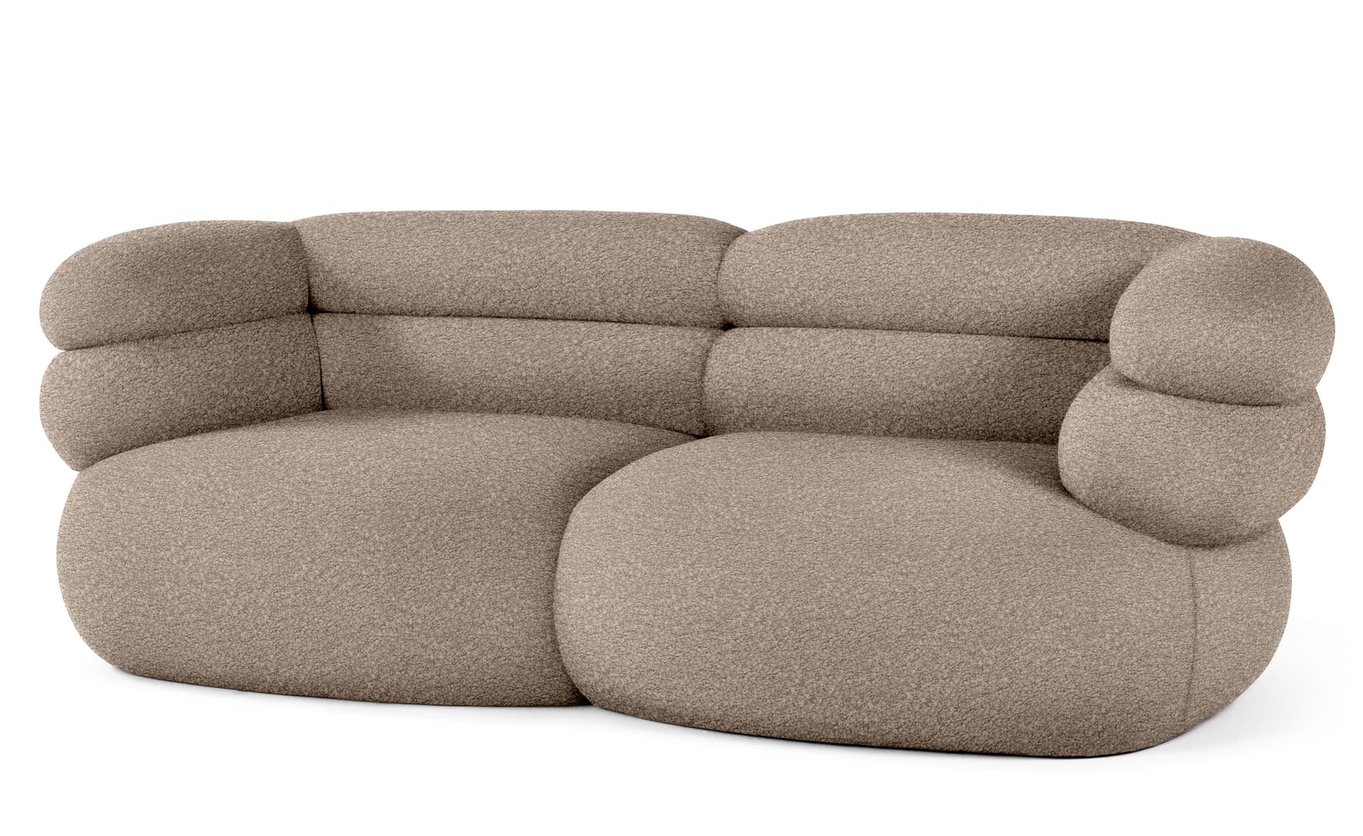 Biboni Sofa Two Seater / solid sublime - greige