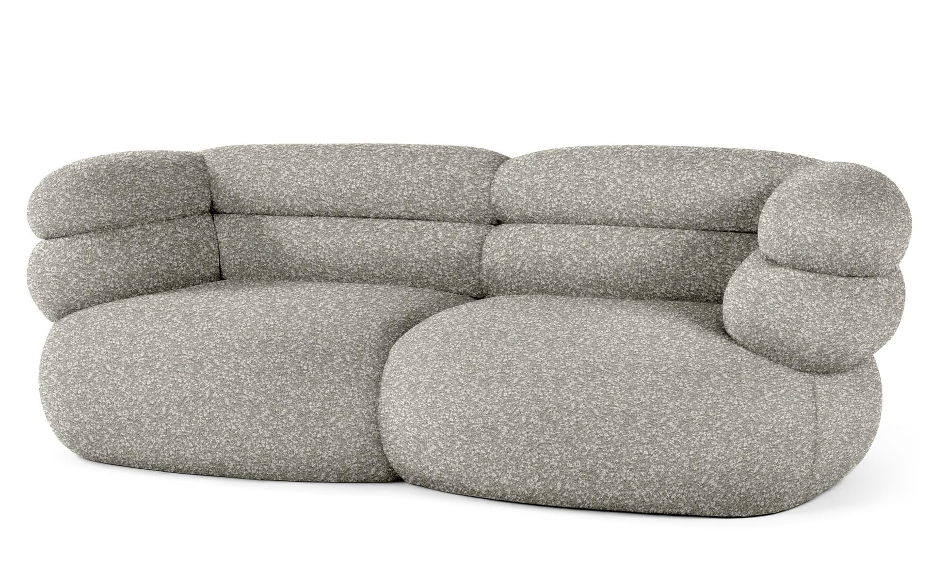 Biboni Sofa Two Seater / melange sublime - greige