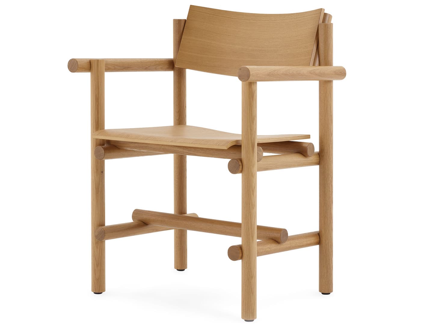 Muecke Armchair / white oak