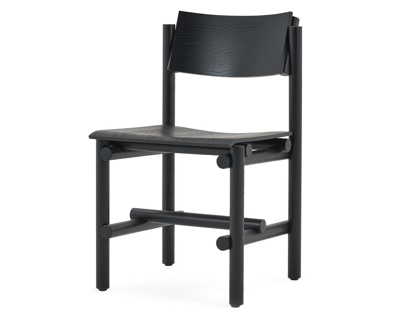 Muecke Side Chair / ebonized ash