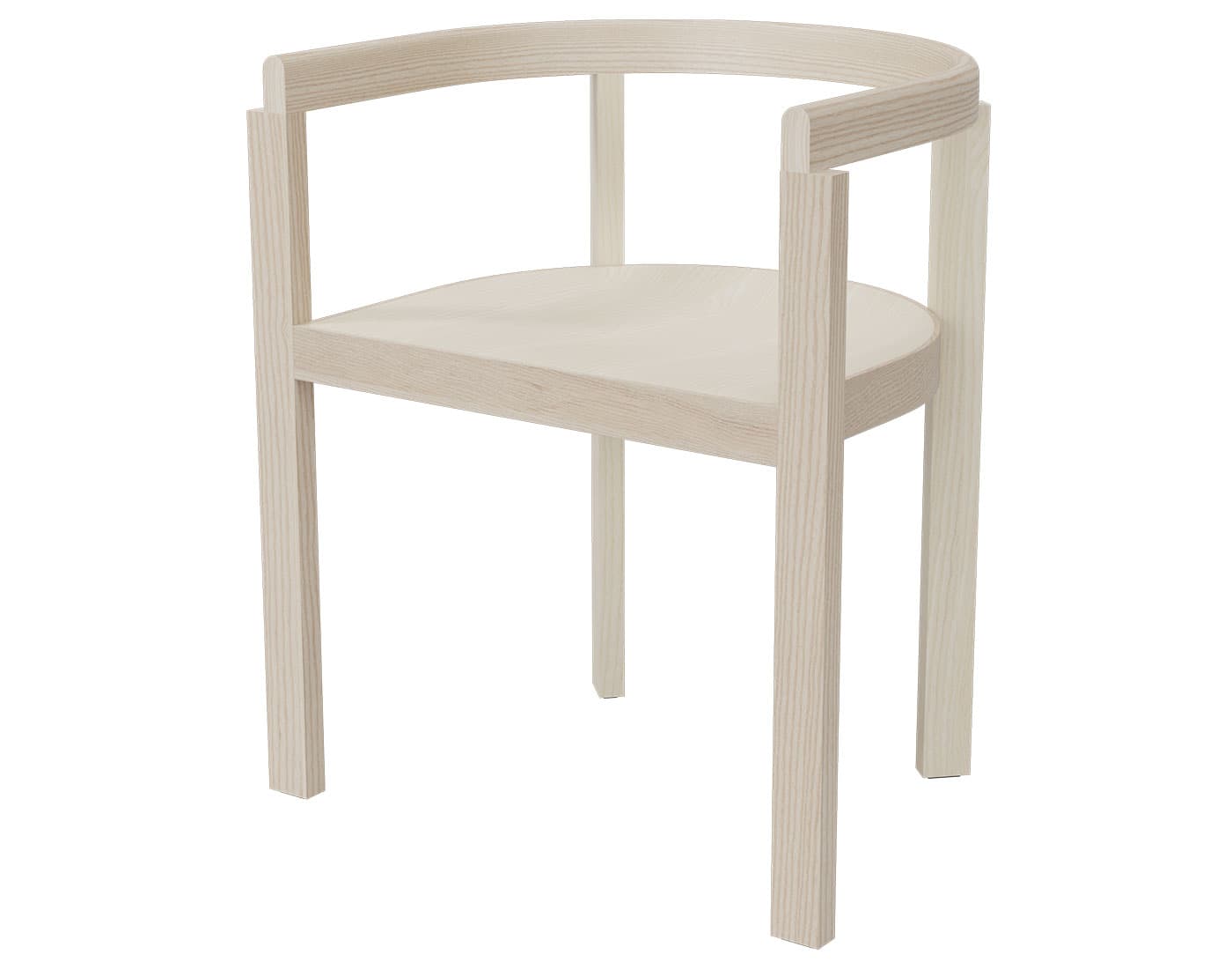 After Series Armchair / oiled ash / no added seat cushion
