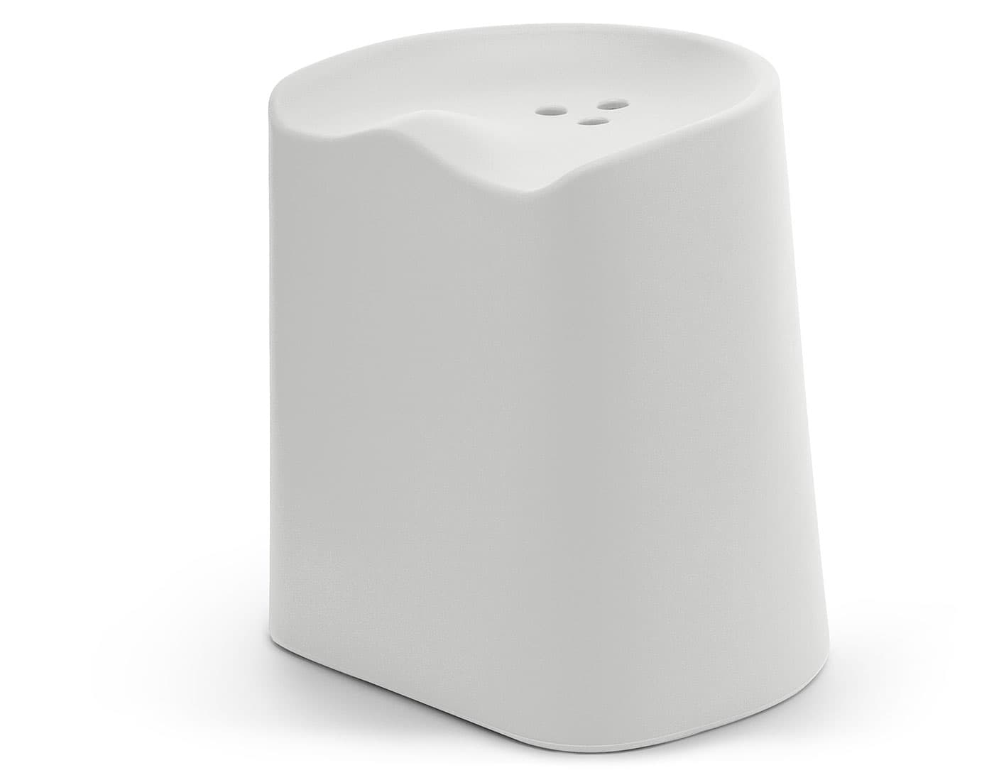 Butt Stacking Stool / single / white