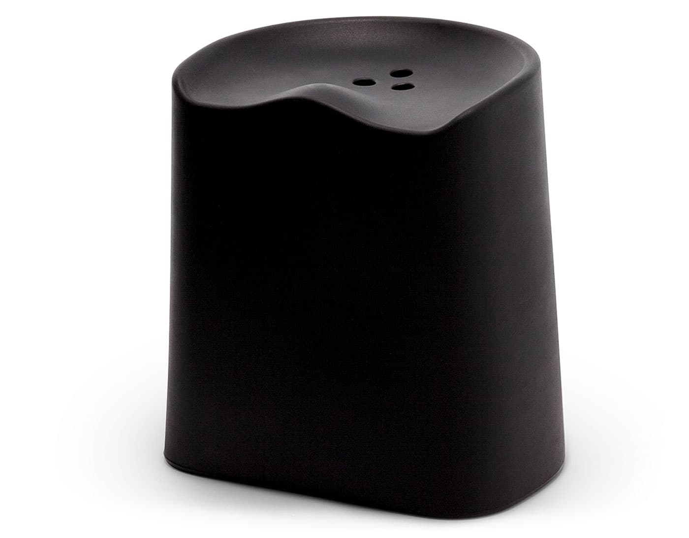 Butt Stacking Stool / single / black