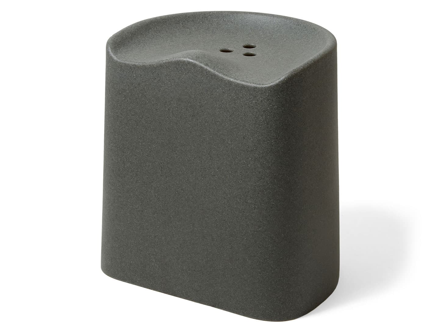 Butt Stacking Stool / single / grey fleck