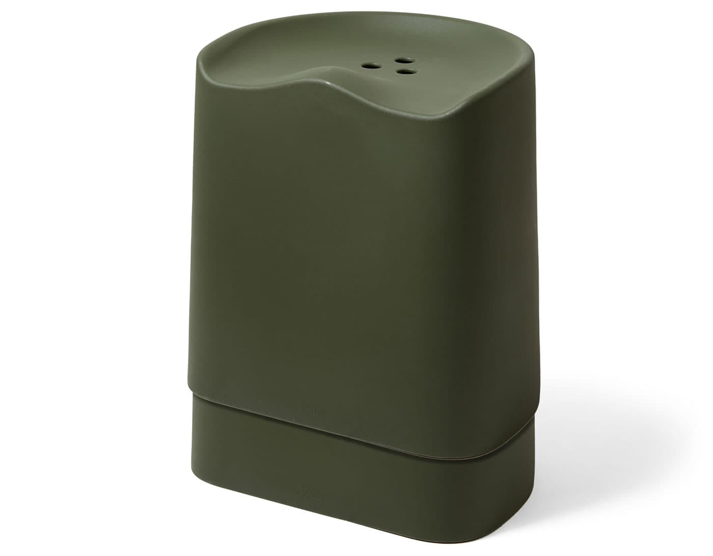 Butt Stacking Stool / set of two / khaki