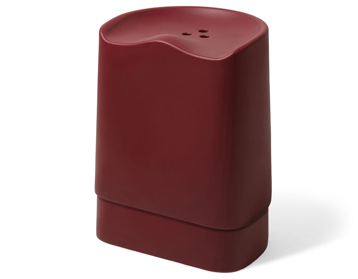 Butt Stacking Stool / set of two / burgundy