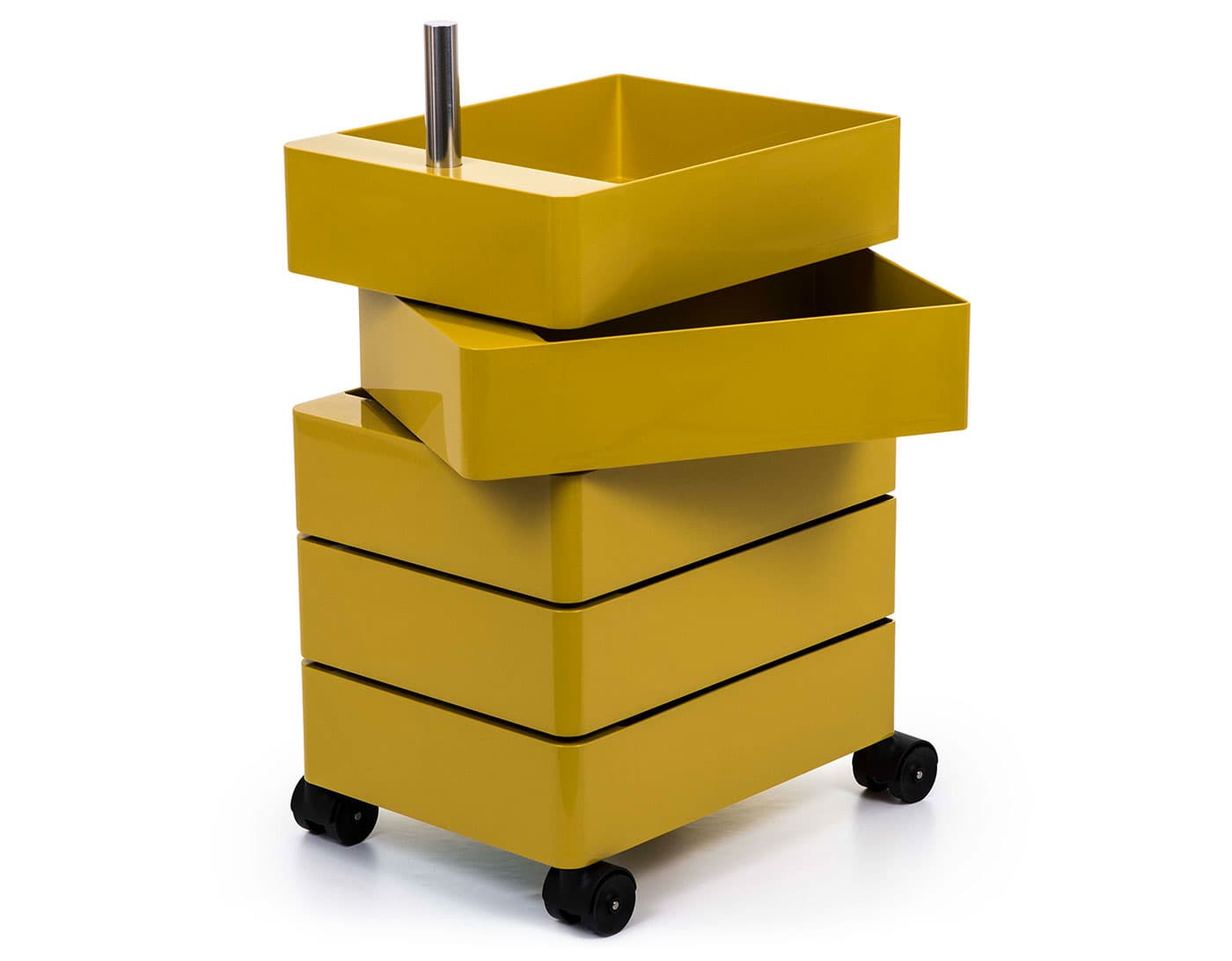 360° Container / 5 drawer unit - yellow
