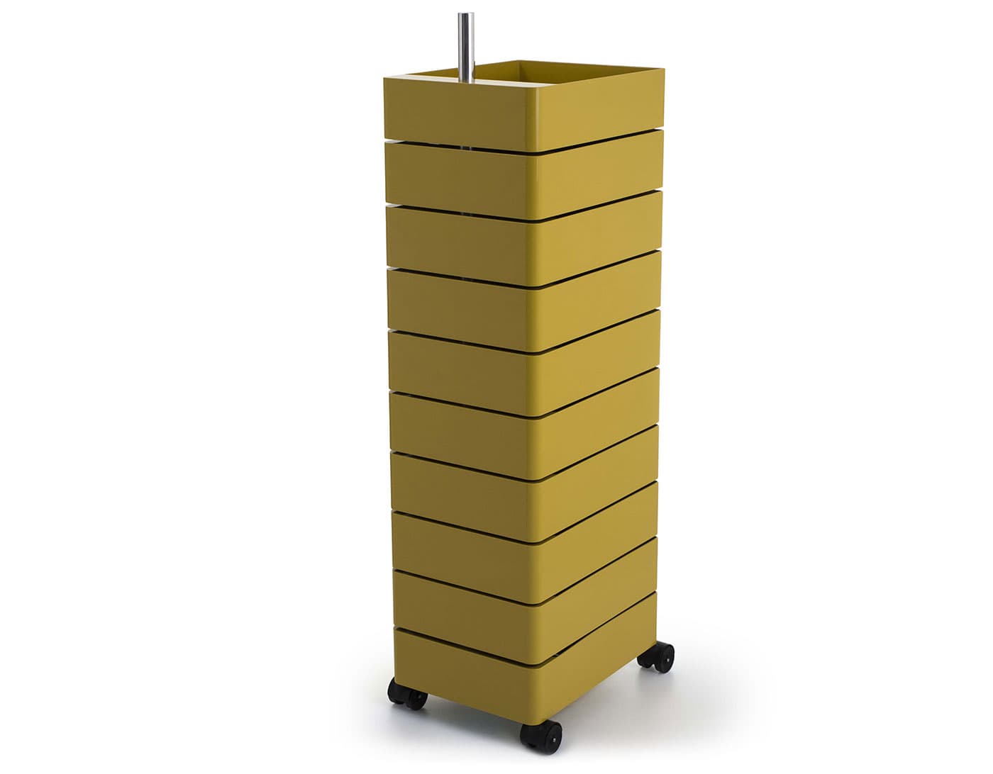 360° Container / 10 drawer unit - yellow