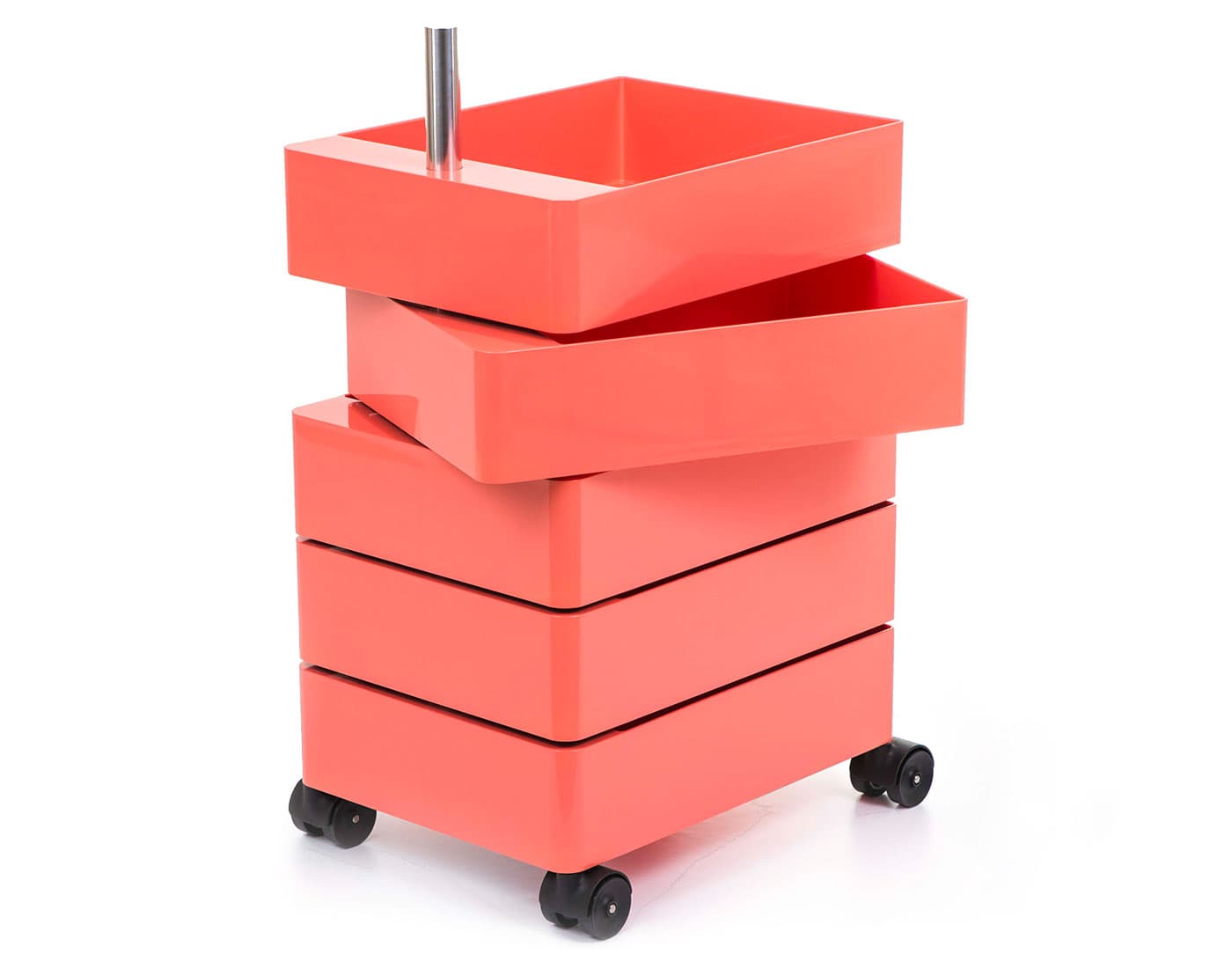 360° Container / 5 drawer unit - pink