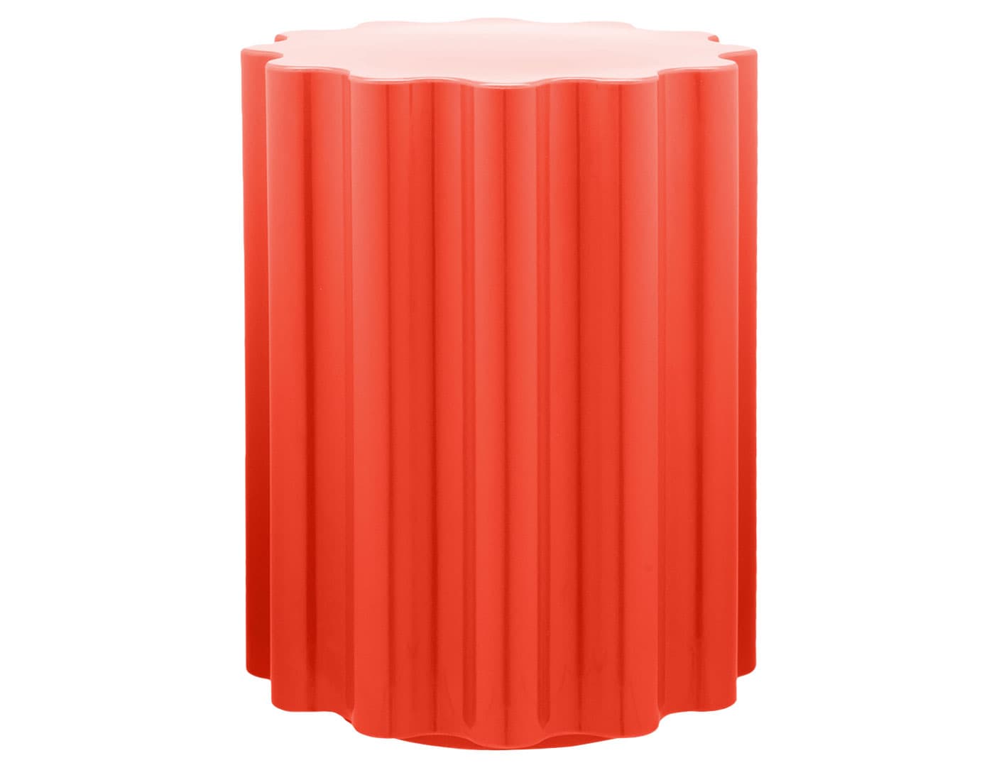 ettore sottsass colonna stool / red