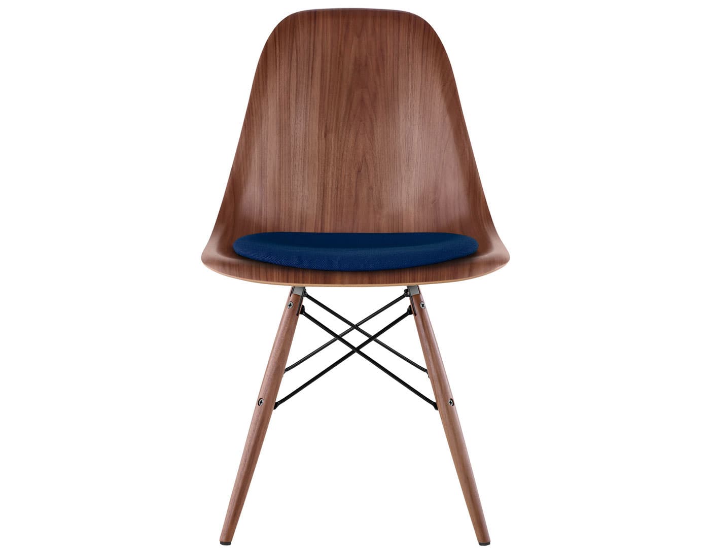 standard glides with felt bottom (E9) / walnut (OU) / crepe - navy - 9270 / black (BK) / walnut with black glides (OU)