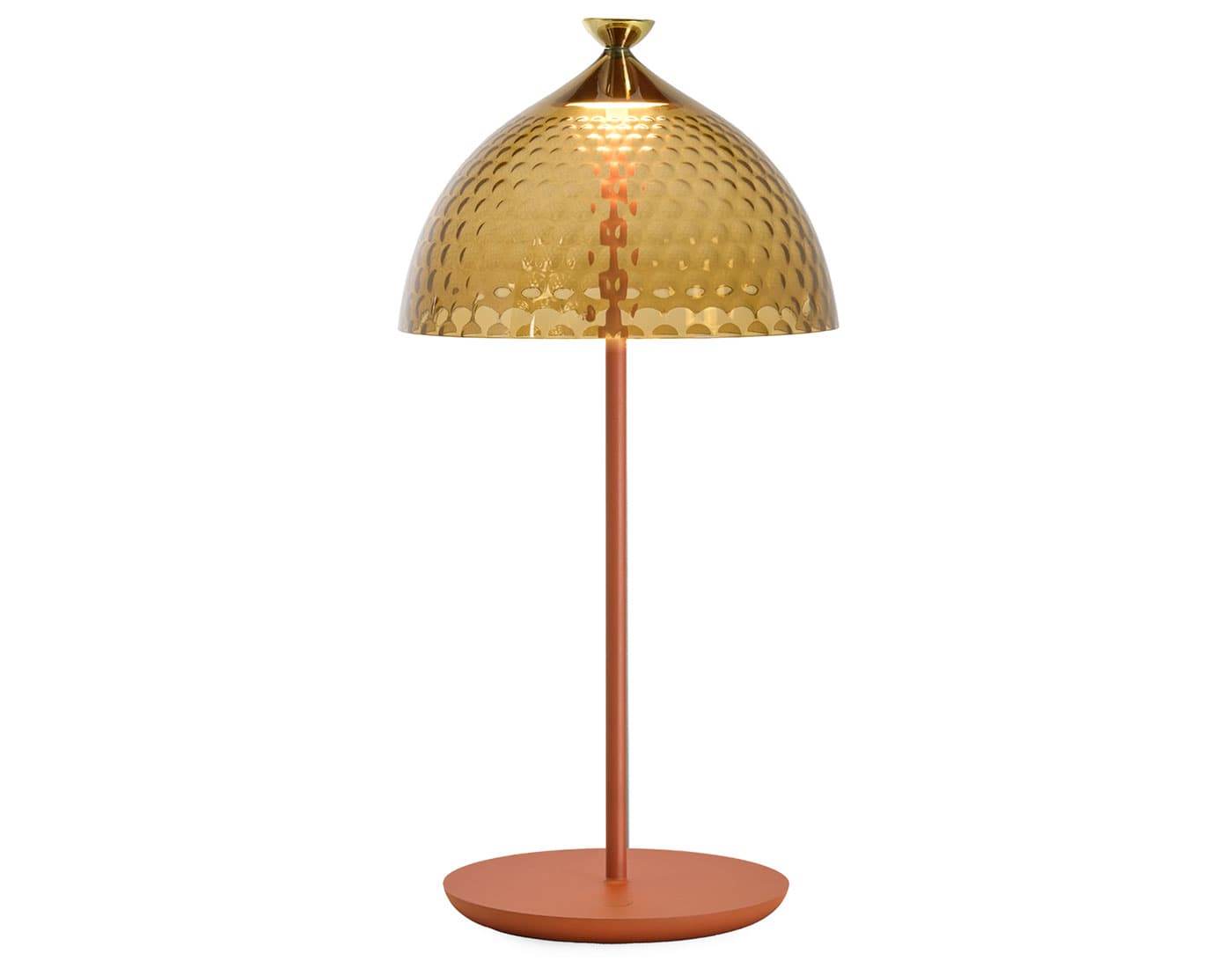 Pumo Table Lamp / amber / brick red