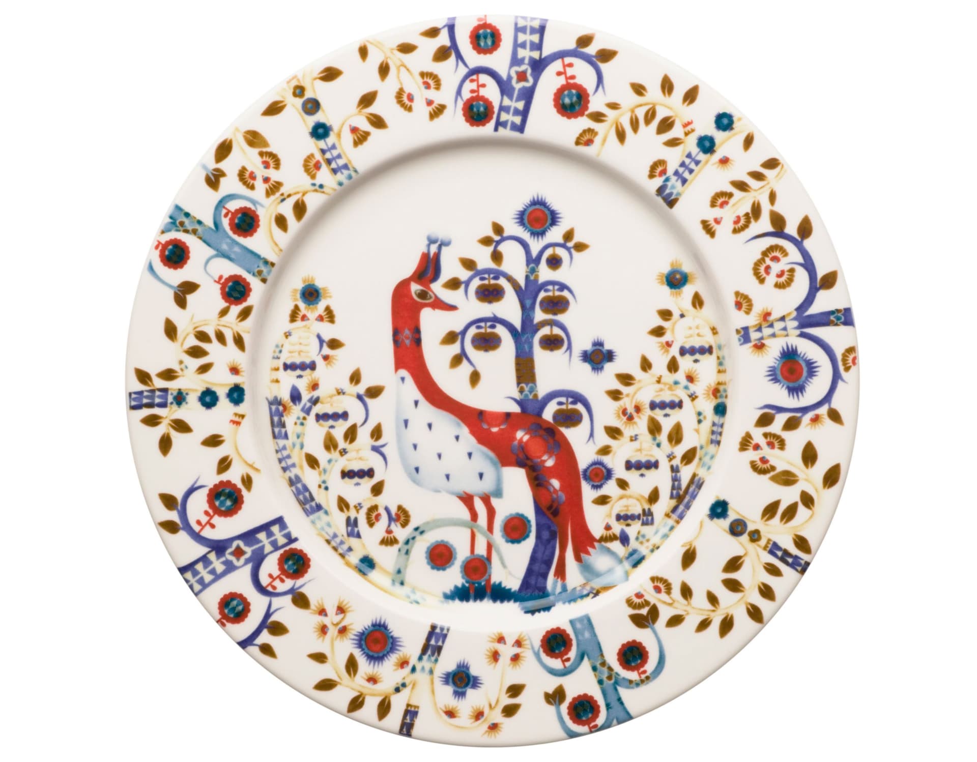 taika salad plate / white