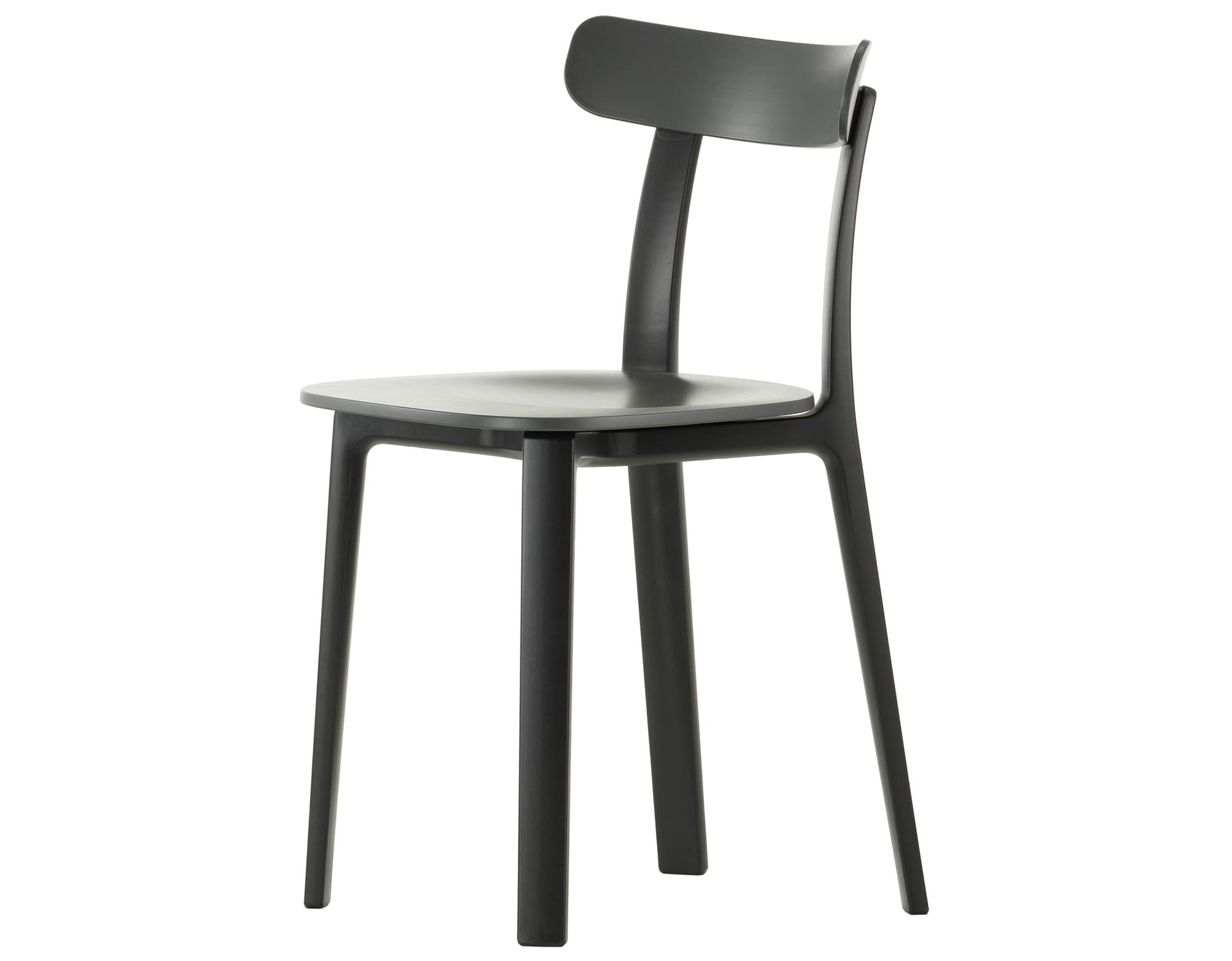 all plastic chair / glides for carpet  / graphite gray