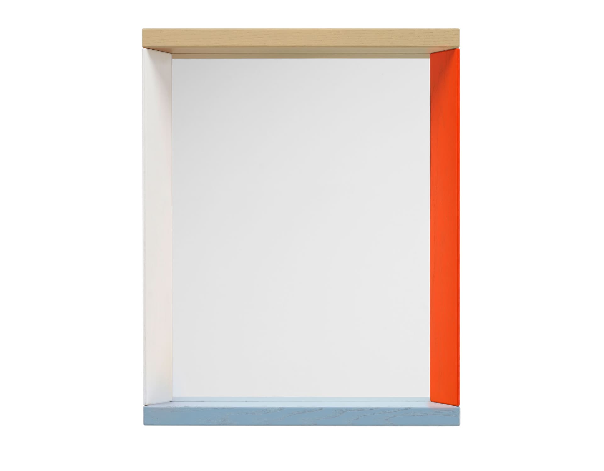 color frame mirror / small mirror / blue / orange