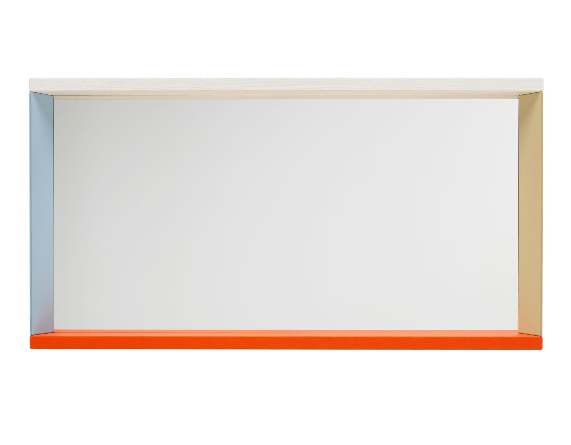 color frame mirror / medium mirror / blue / orange