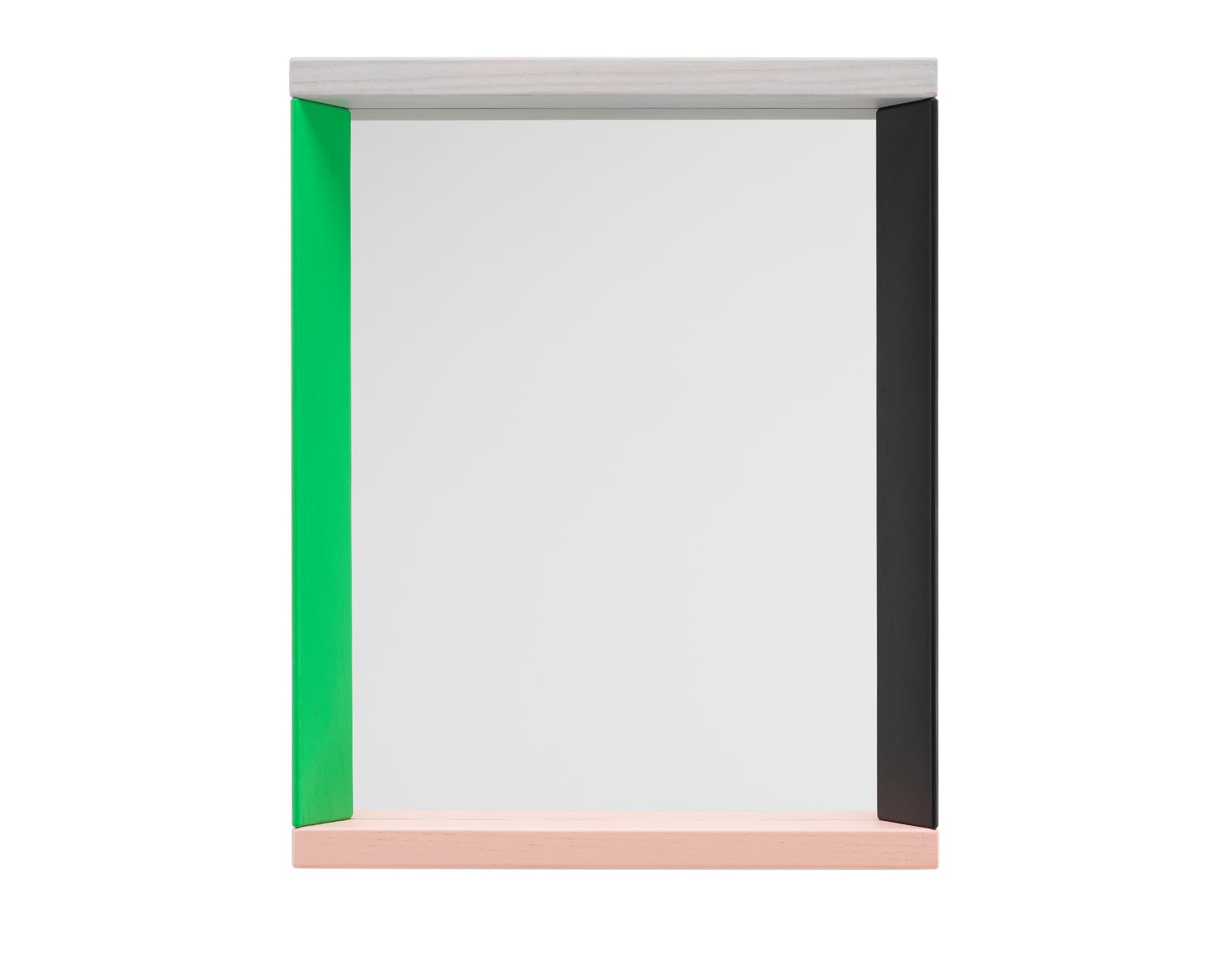 color frame mirror / small mirror / green / pink