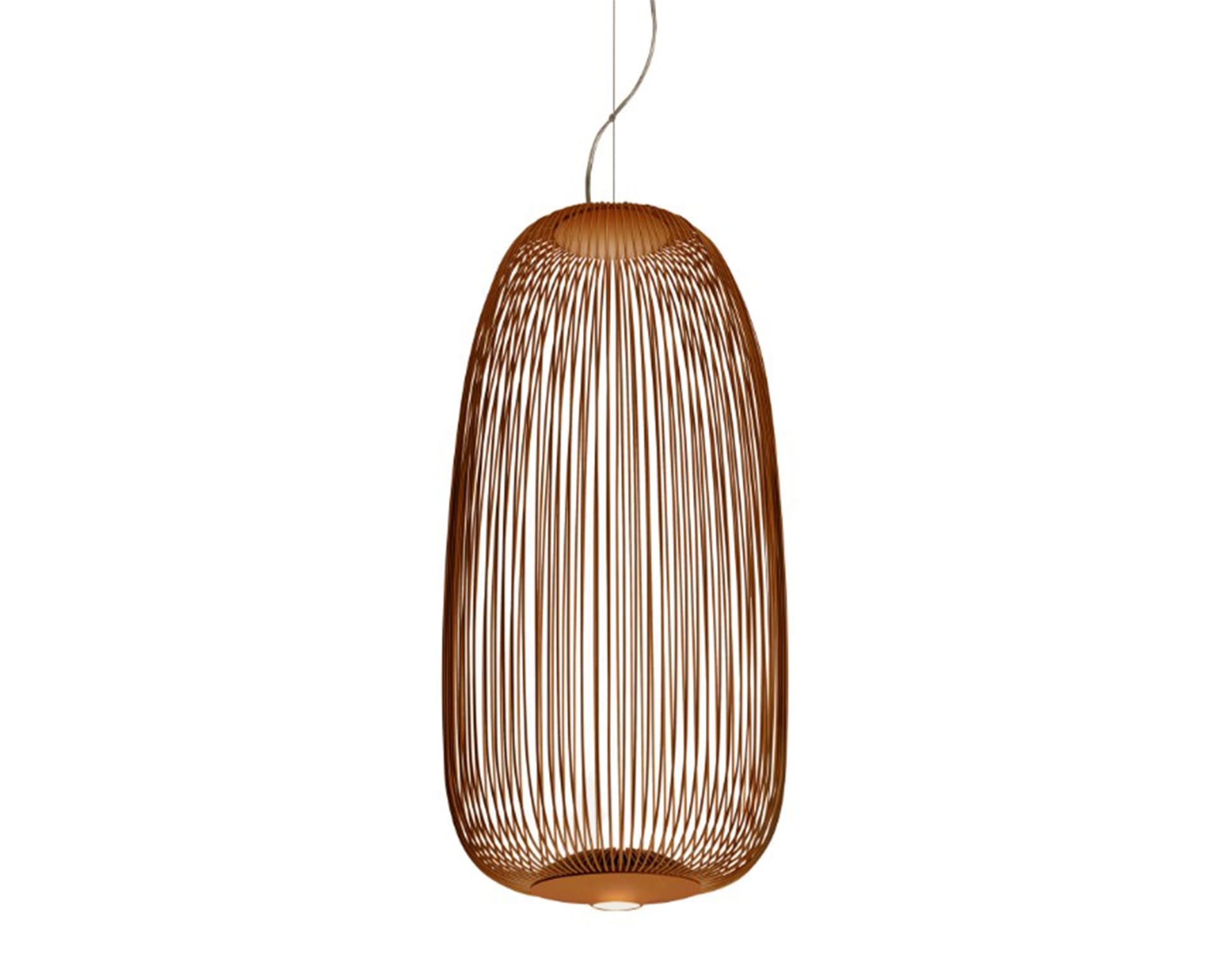 spokes led suspension lamp / spokes 1 / copper