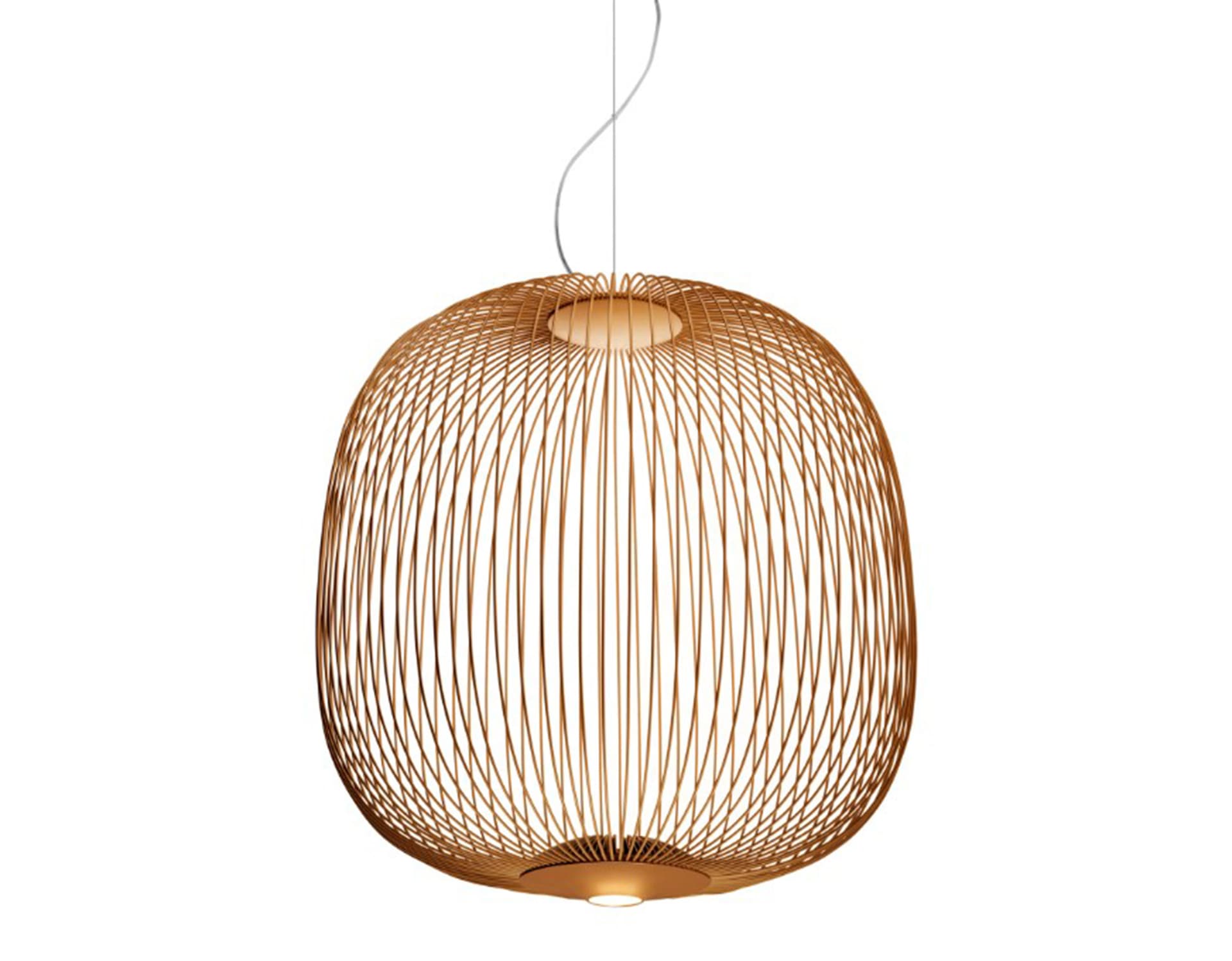spokes led suspension lamp / spokes 2 midi / copper