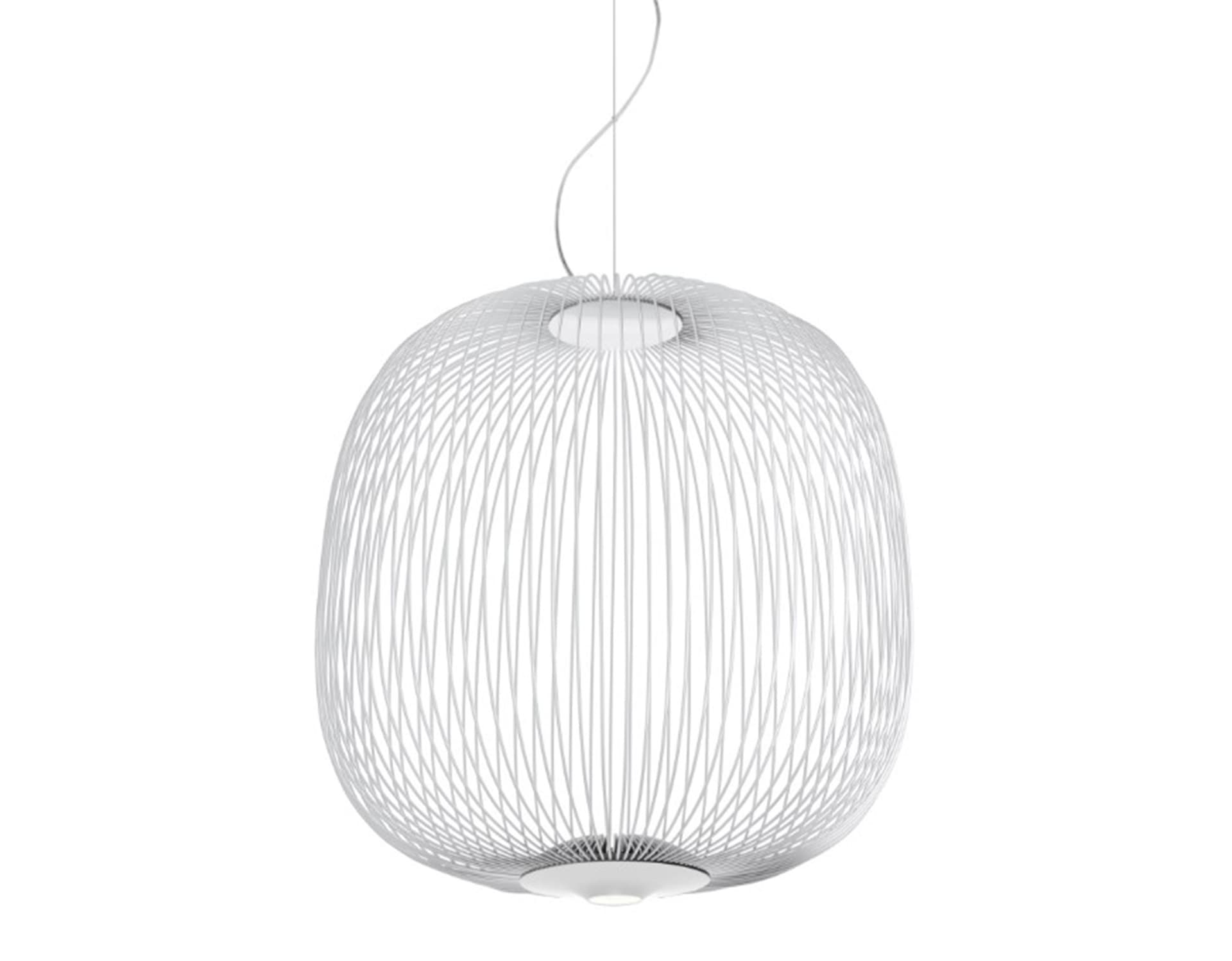 spokes led suspension lamp / spokes 2 large / white