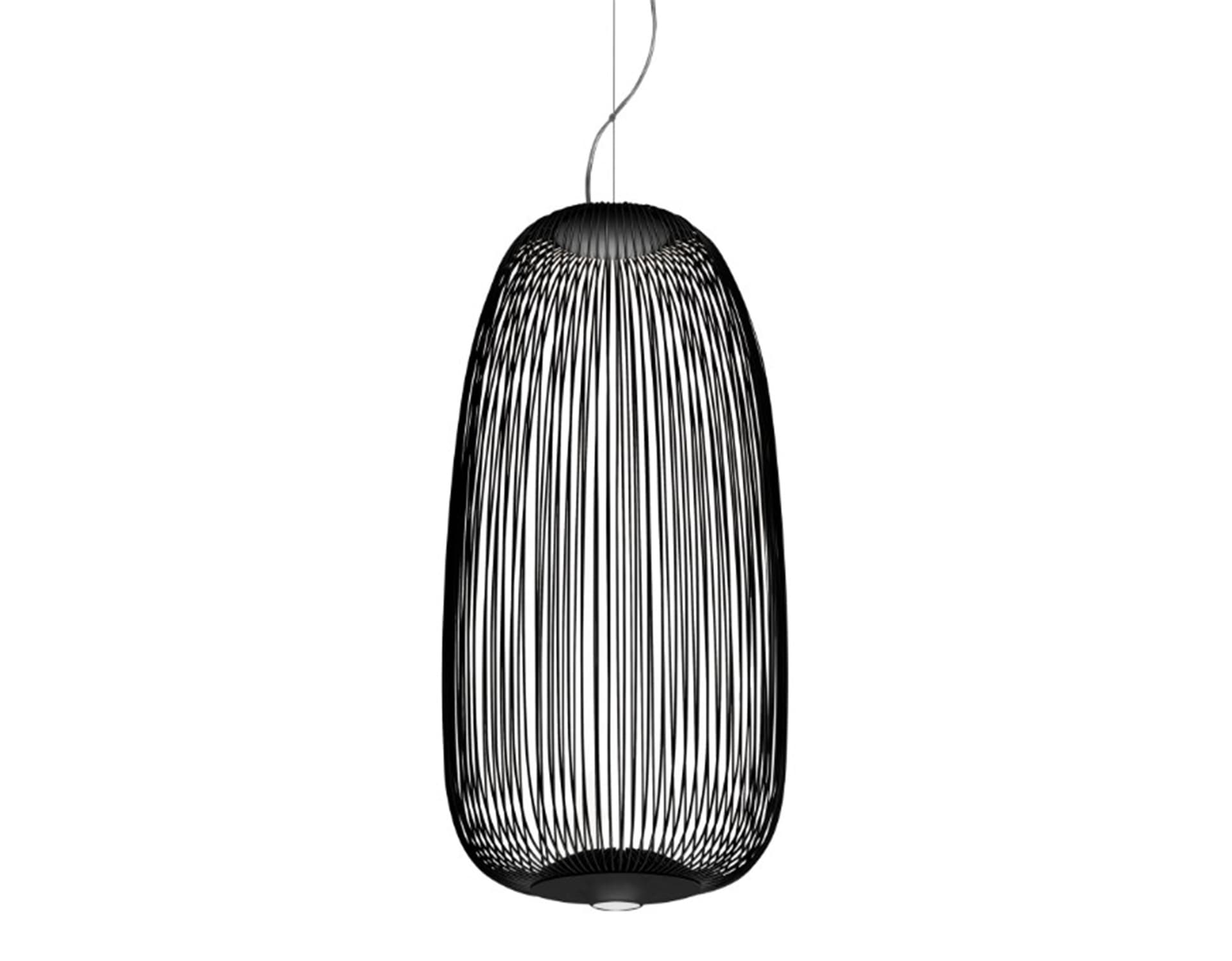 spokes led suspension lamp / spokes 1 / black