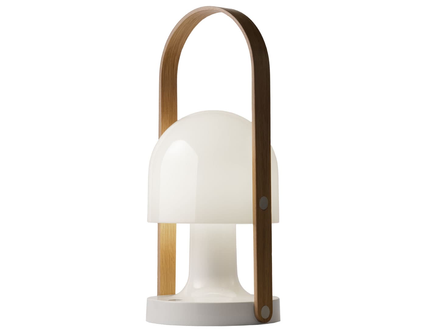 followme table lamp / FollowMe with color temp select - glossy white/oak