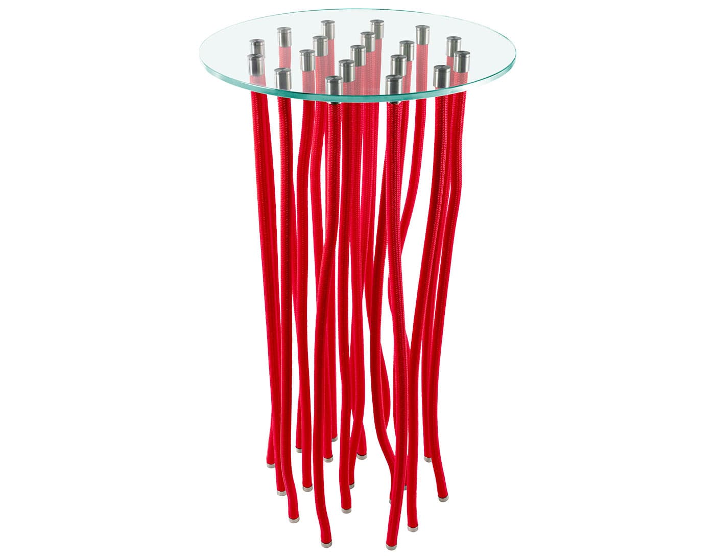 Org Table / console table height - 43.25" h / red rope