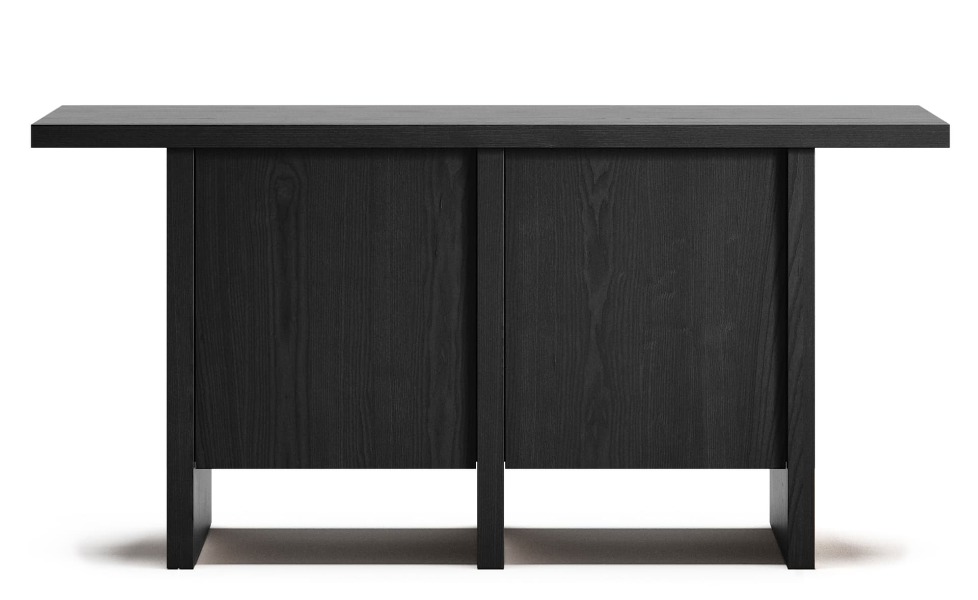 Edda Credenza / 2 door - blackened ash