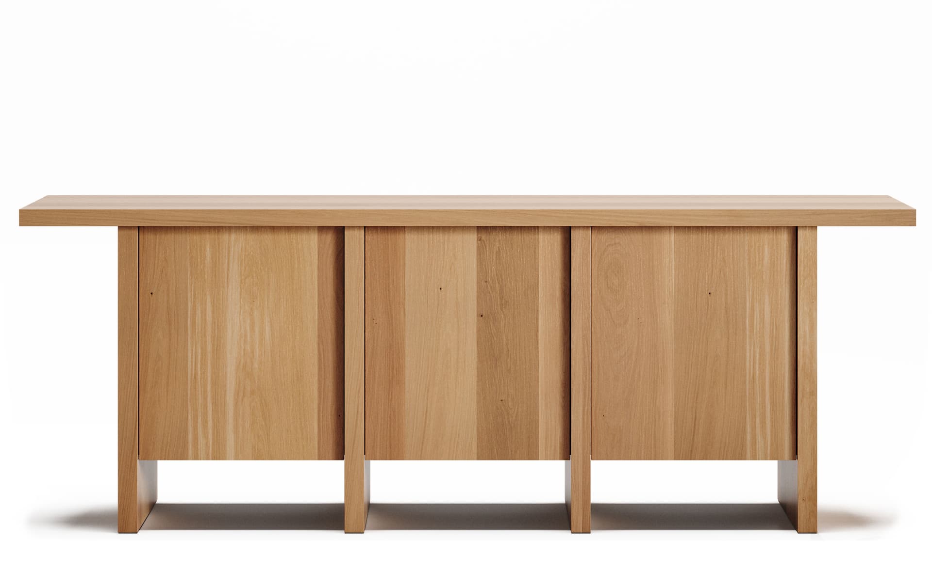 Edda Credenza / 3 door - natural white oak