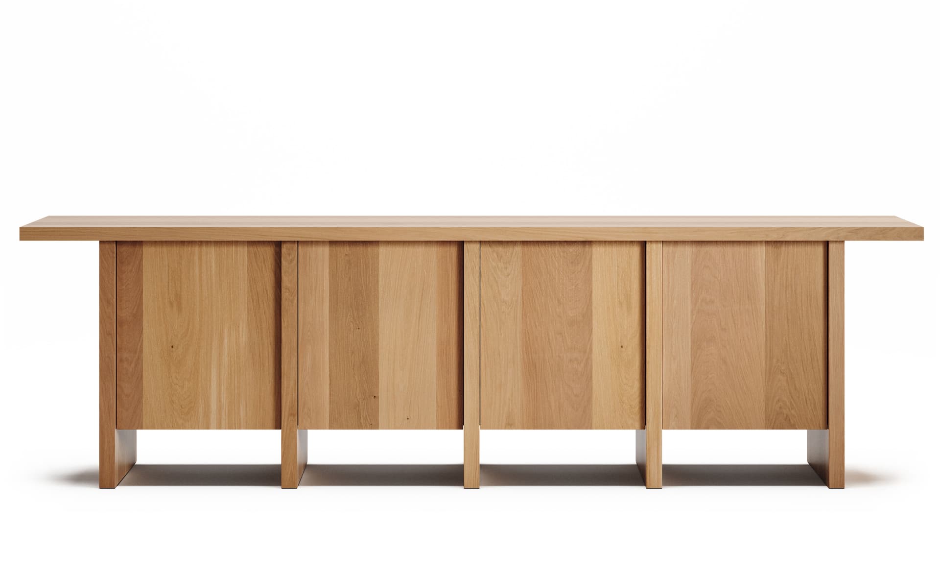 Edda Credenza / 4 door - natural white oak